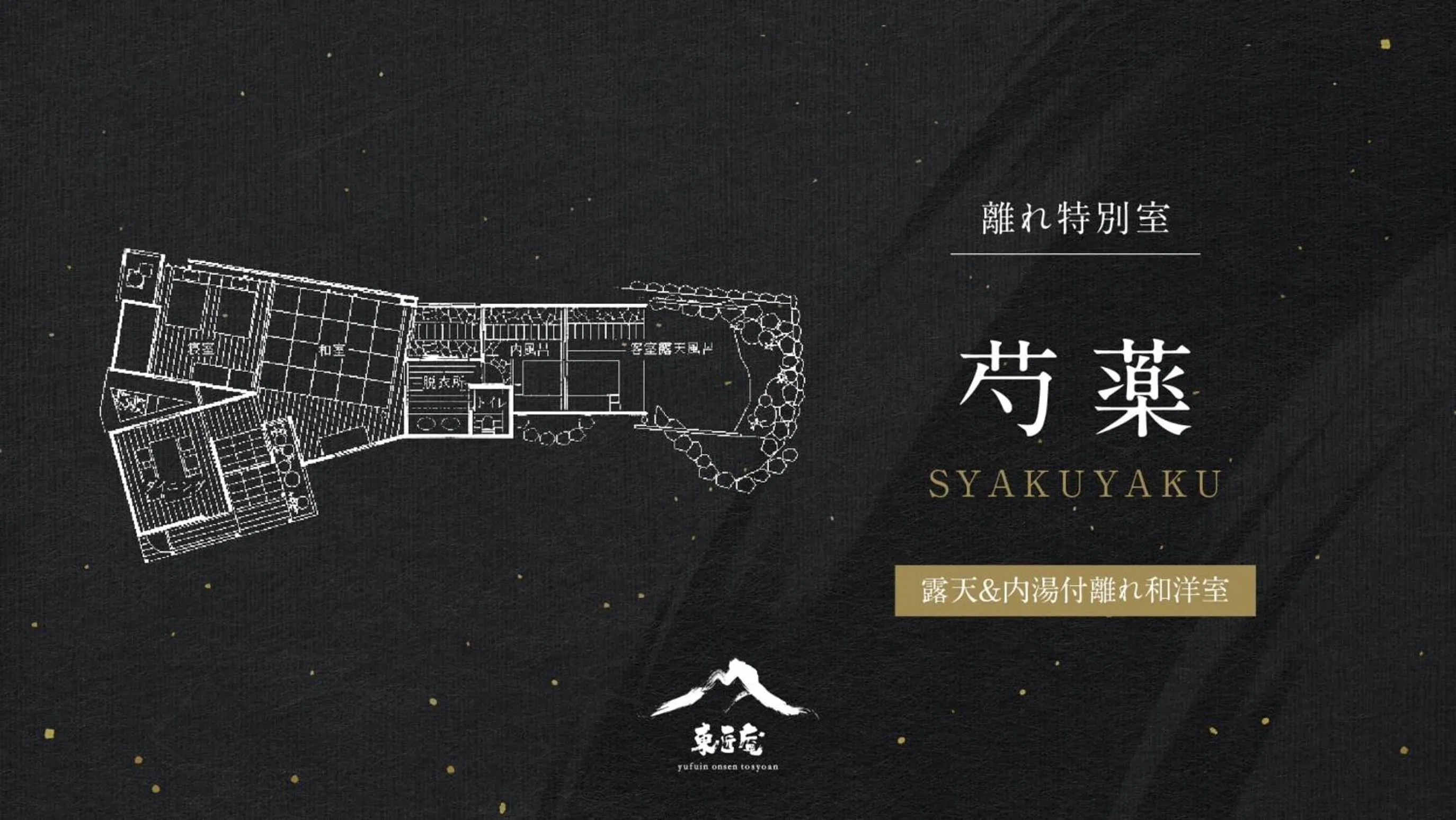 Photo of the whole room in Yufuin Onsen Toshoan