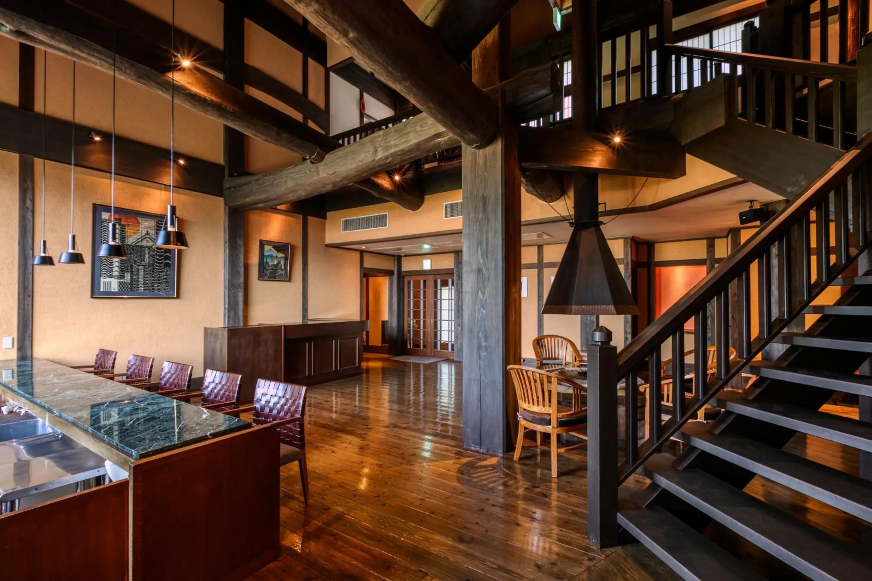 Lobby or reception in Yufuin Onsen Toshoan Lobby or reception in Yufuin Onsen Toshoan