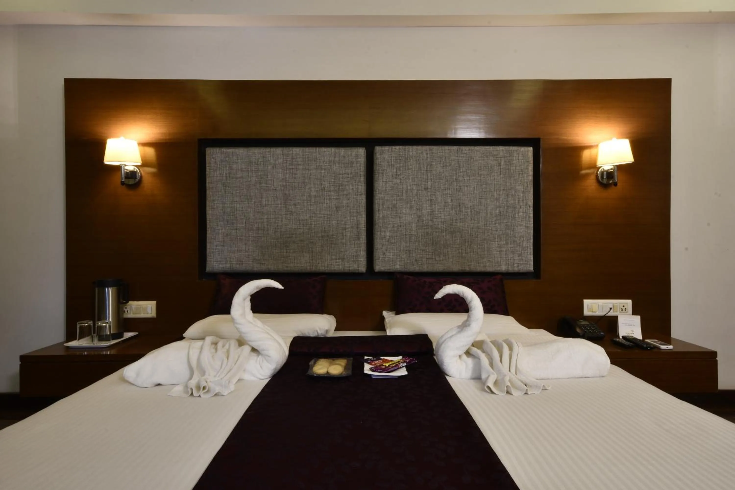 Bed in Hotel Platinum Residency