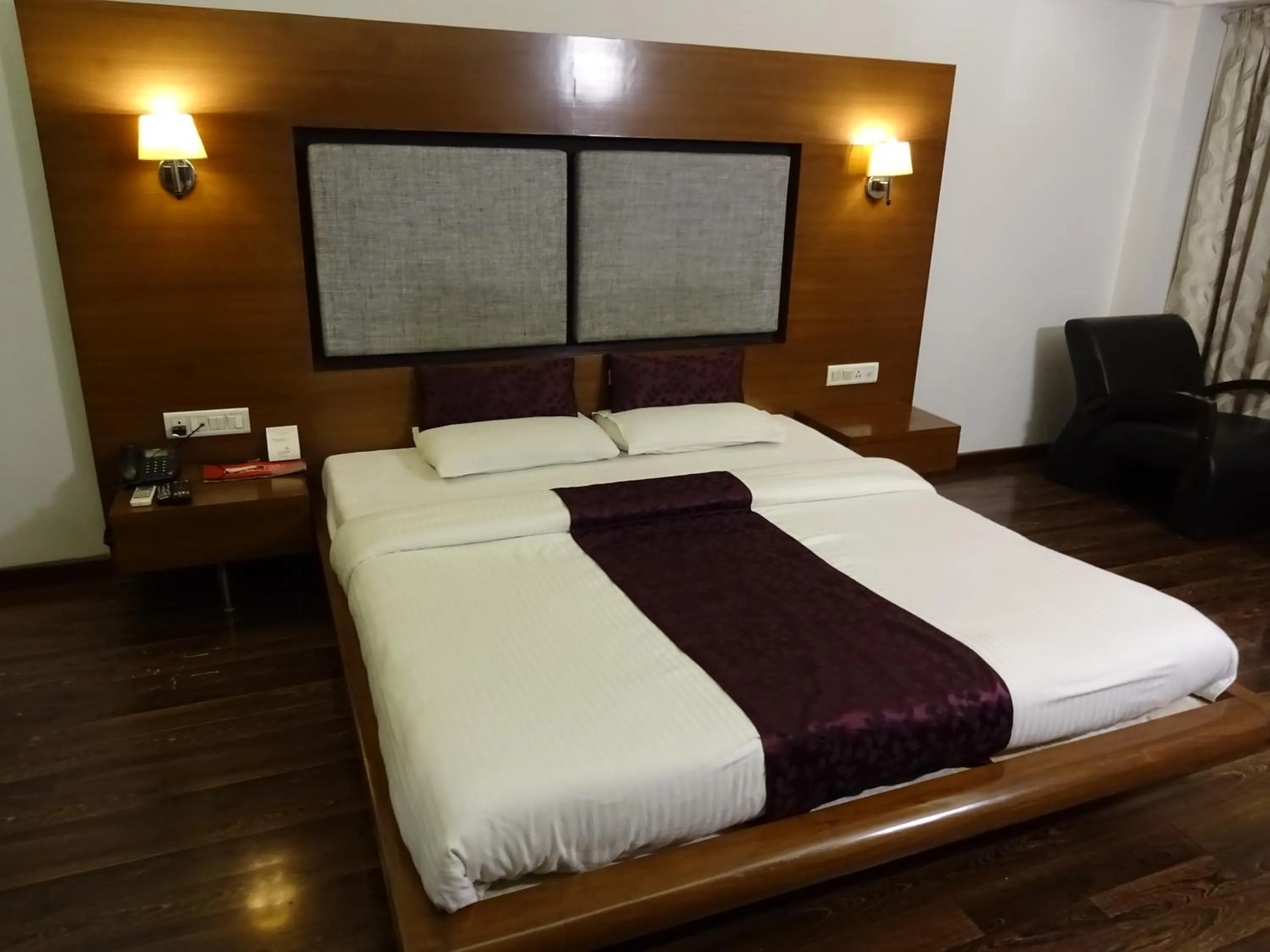 Bed in Hotel Platinum Residency