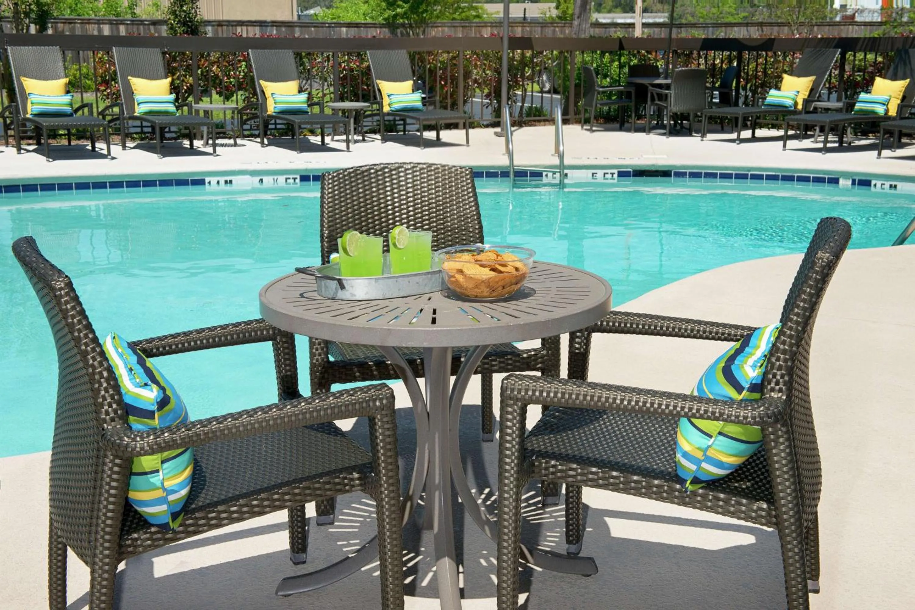 Pool view in Hampton Inn Hilton Head