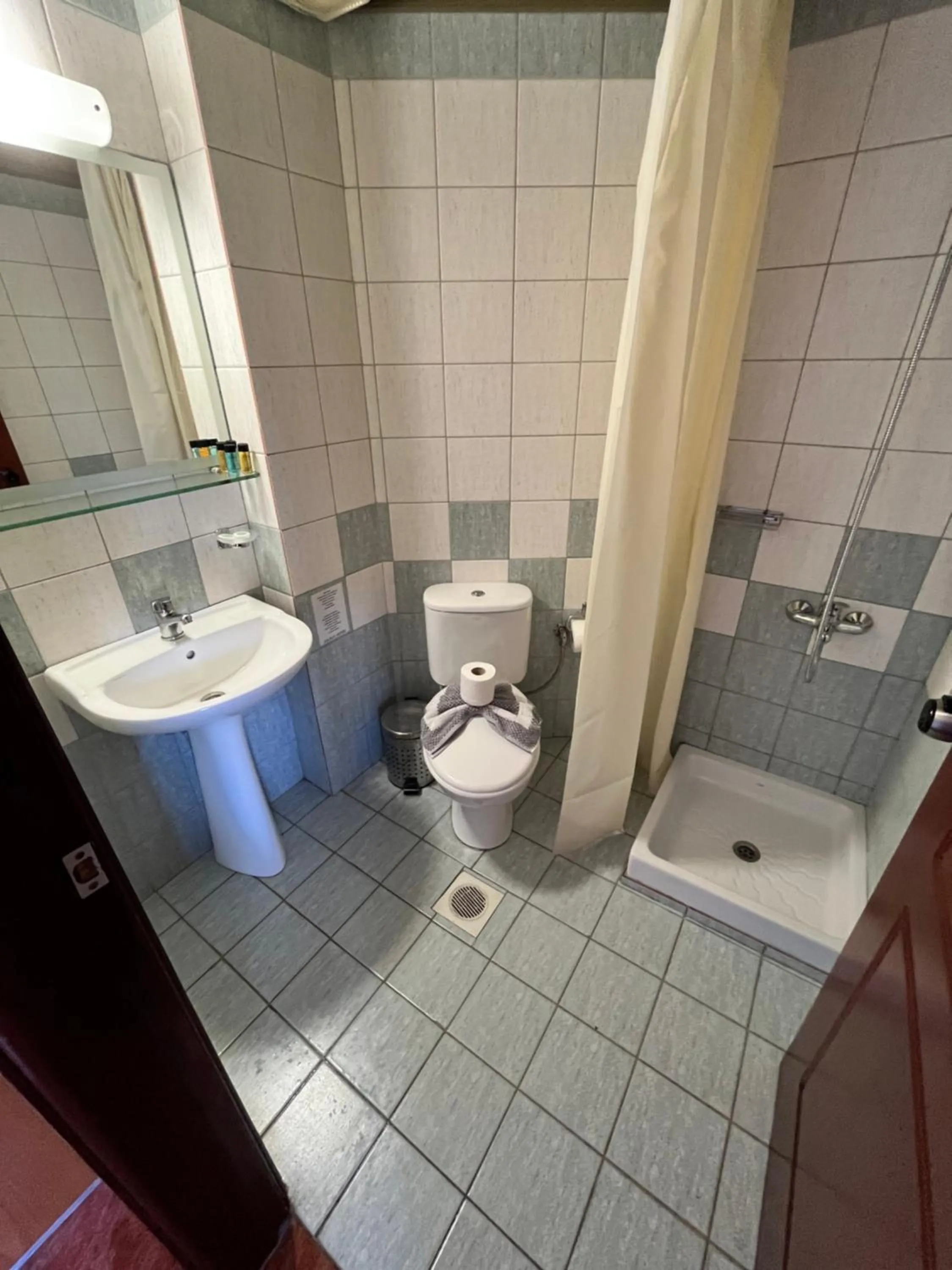 Bathroom in Iolkos Hotel Apartments