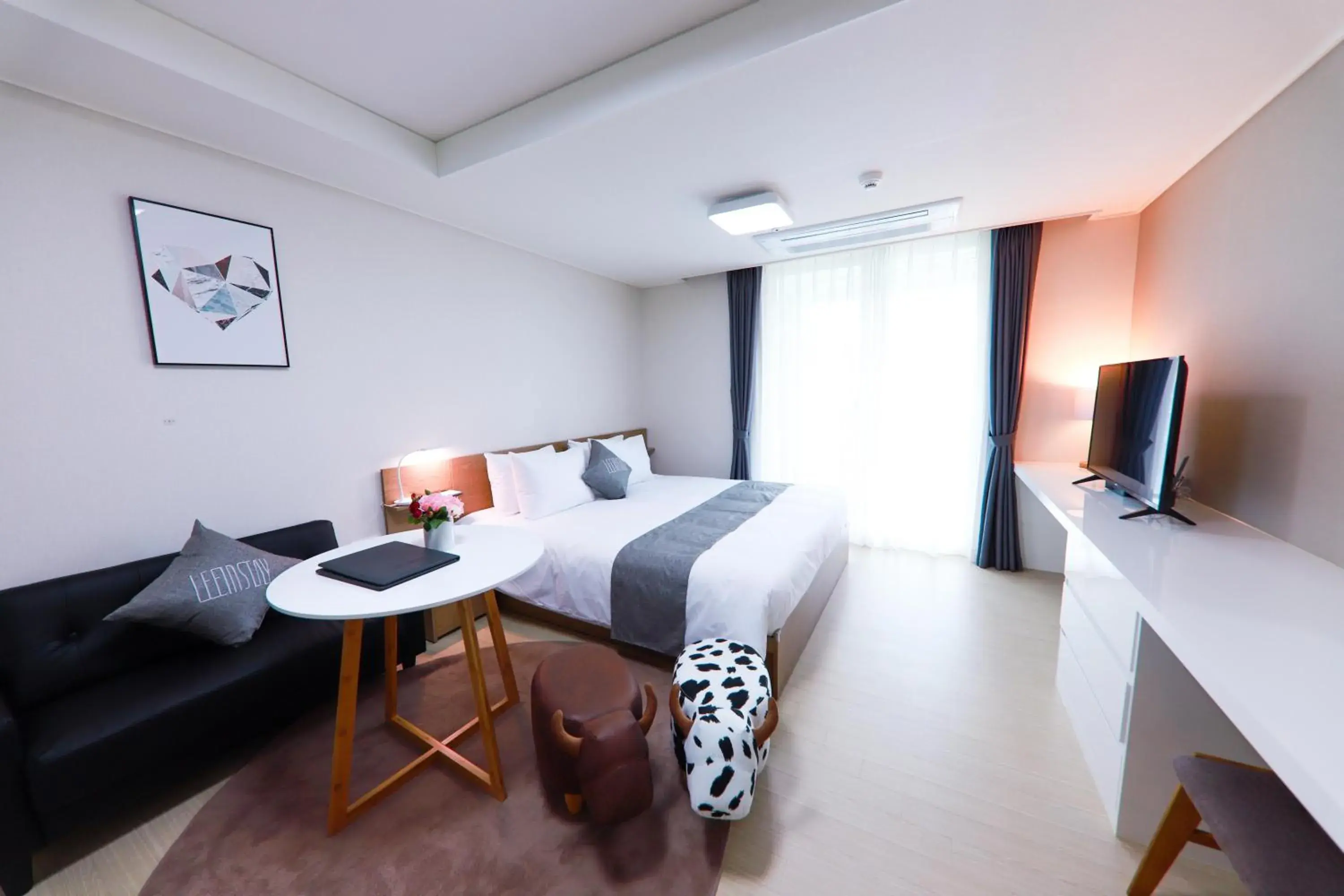 Bed in Geoje Leein Stay Hotel Bed in Geoje Leein Stay Hotel