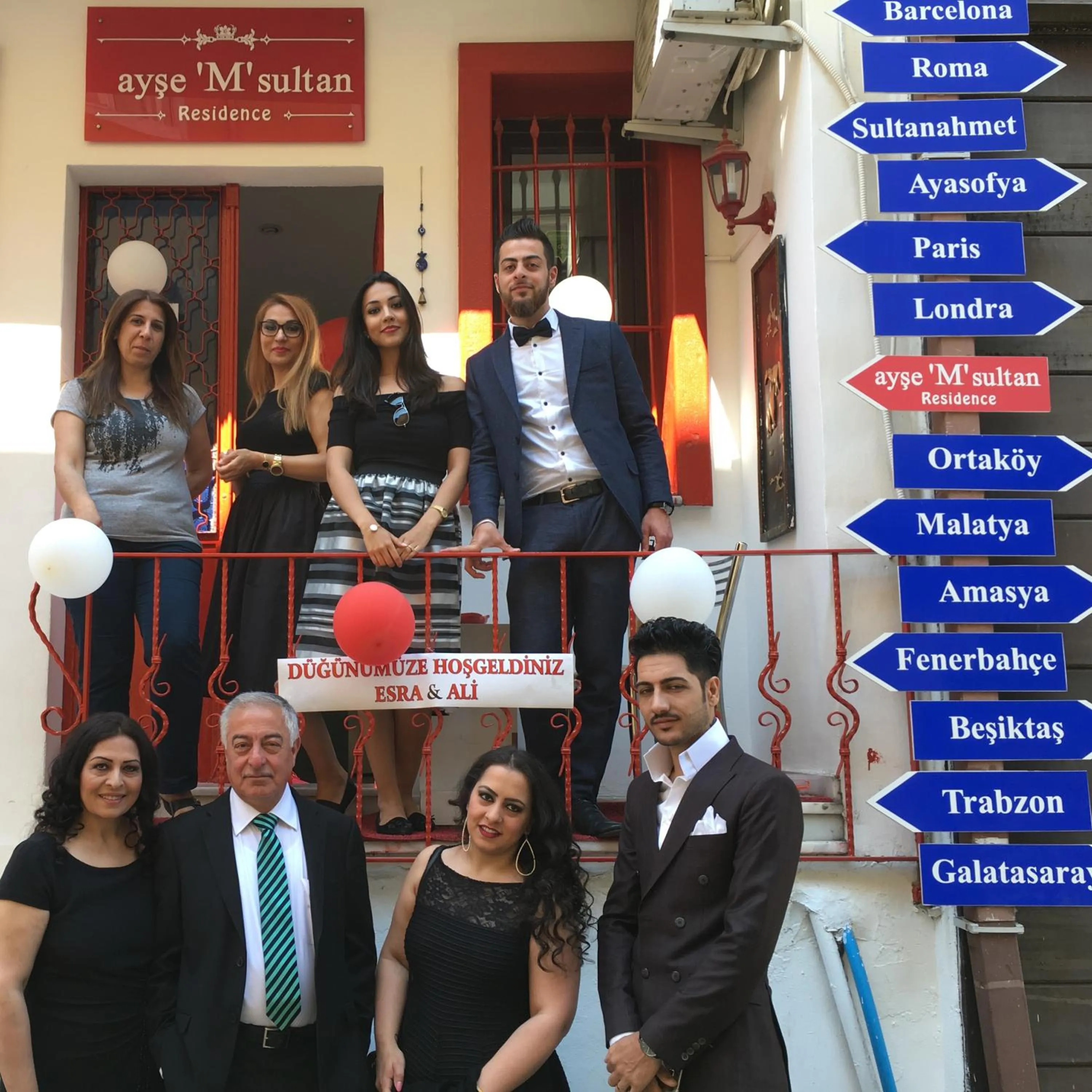 Guests in Ortakoy Aysem Sultan Hotel