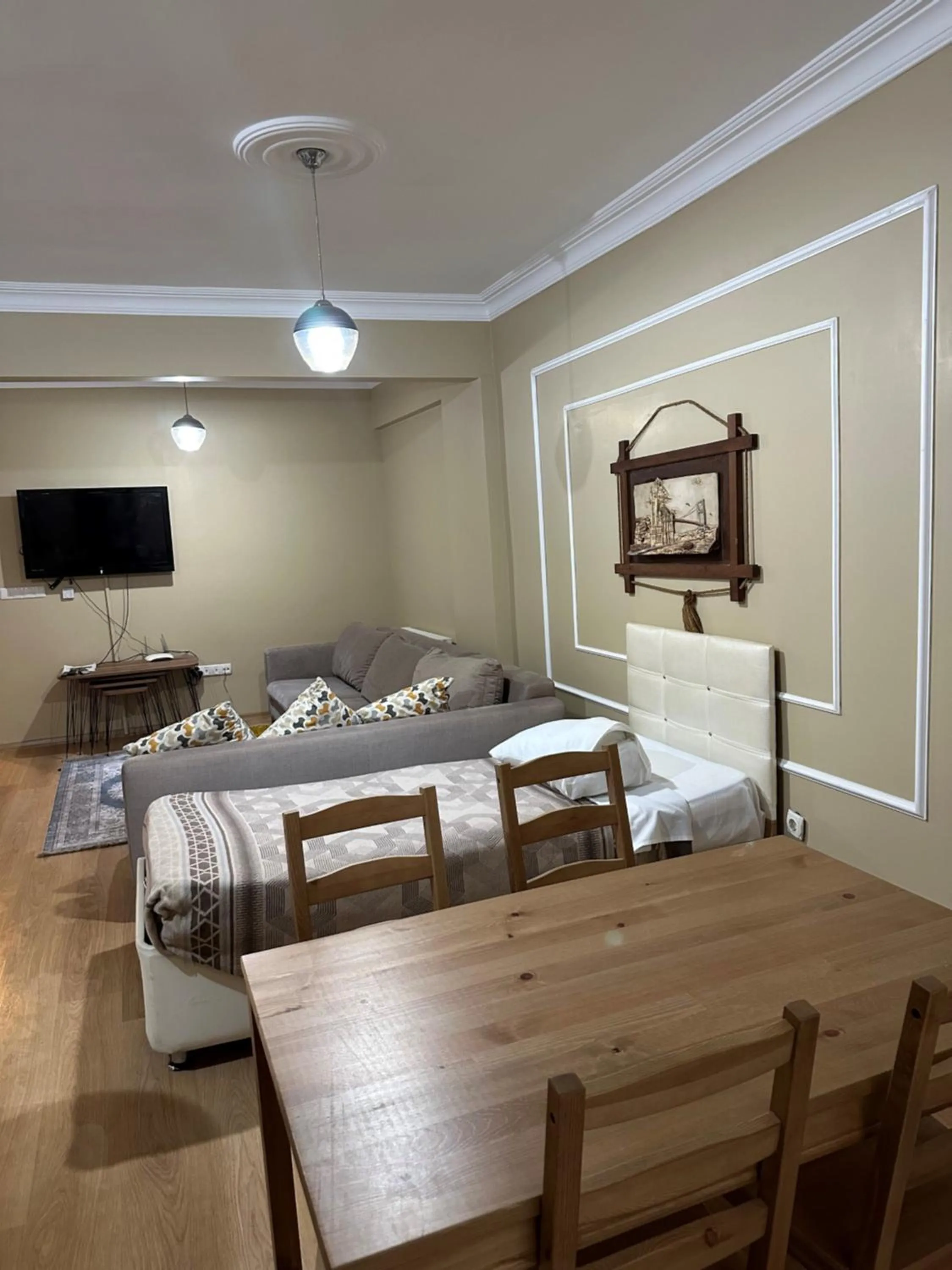 Living room, Bed in Ortakoy Aysem Sultan Hotel