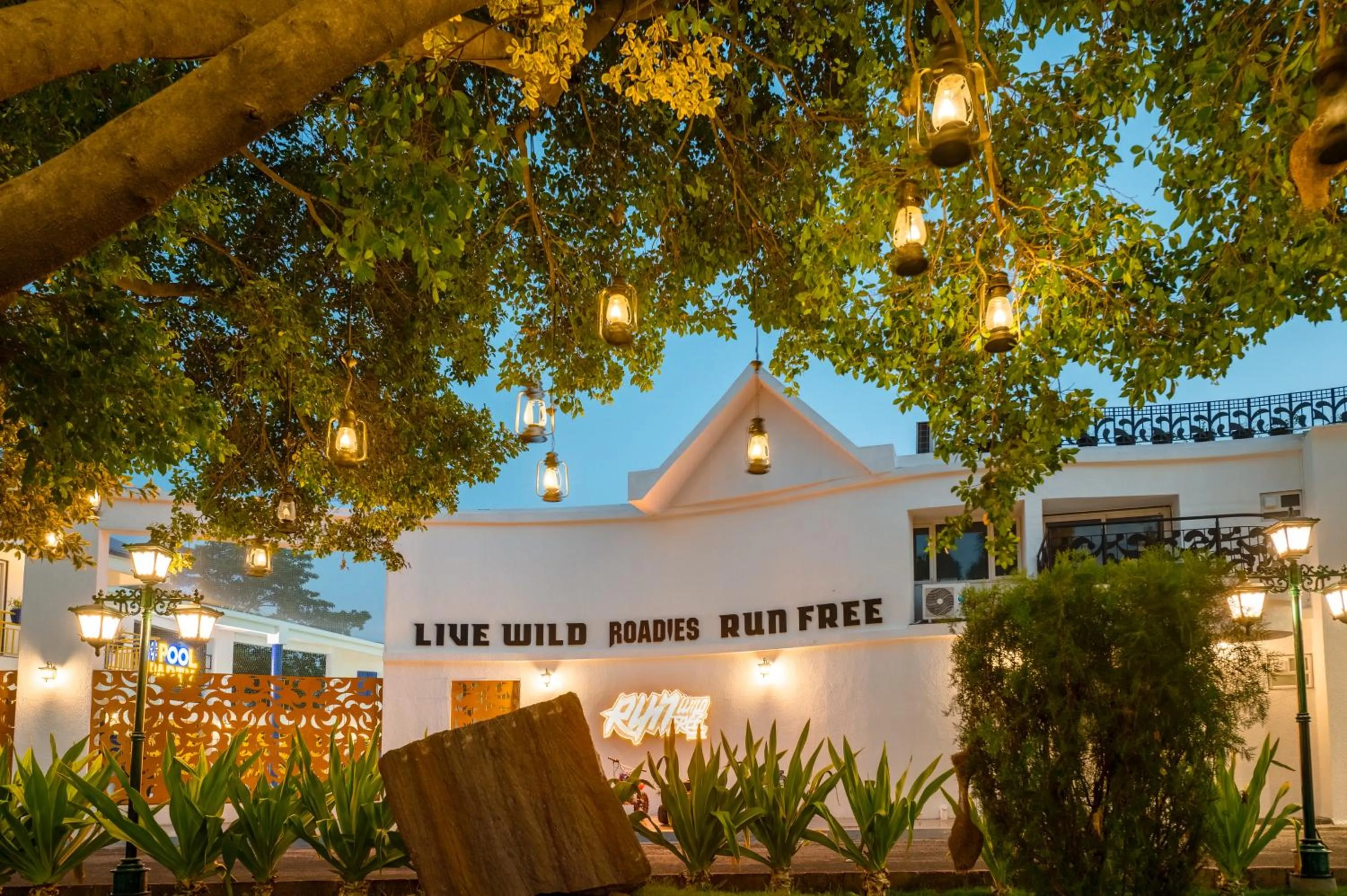 Property building in Roadies Rostel - Best Adventure Resort in Ahmedabad