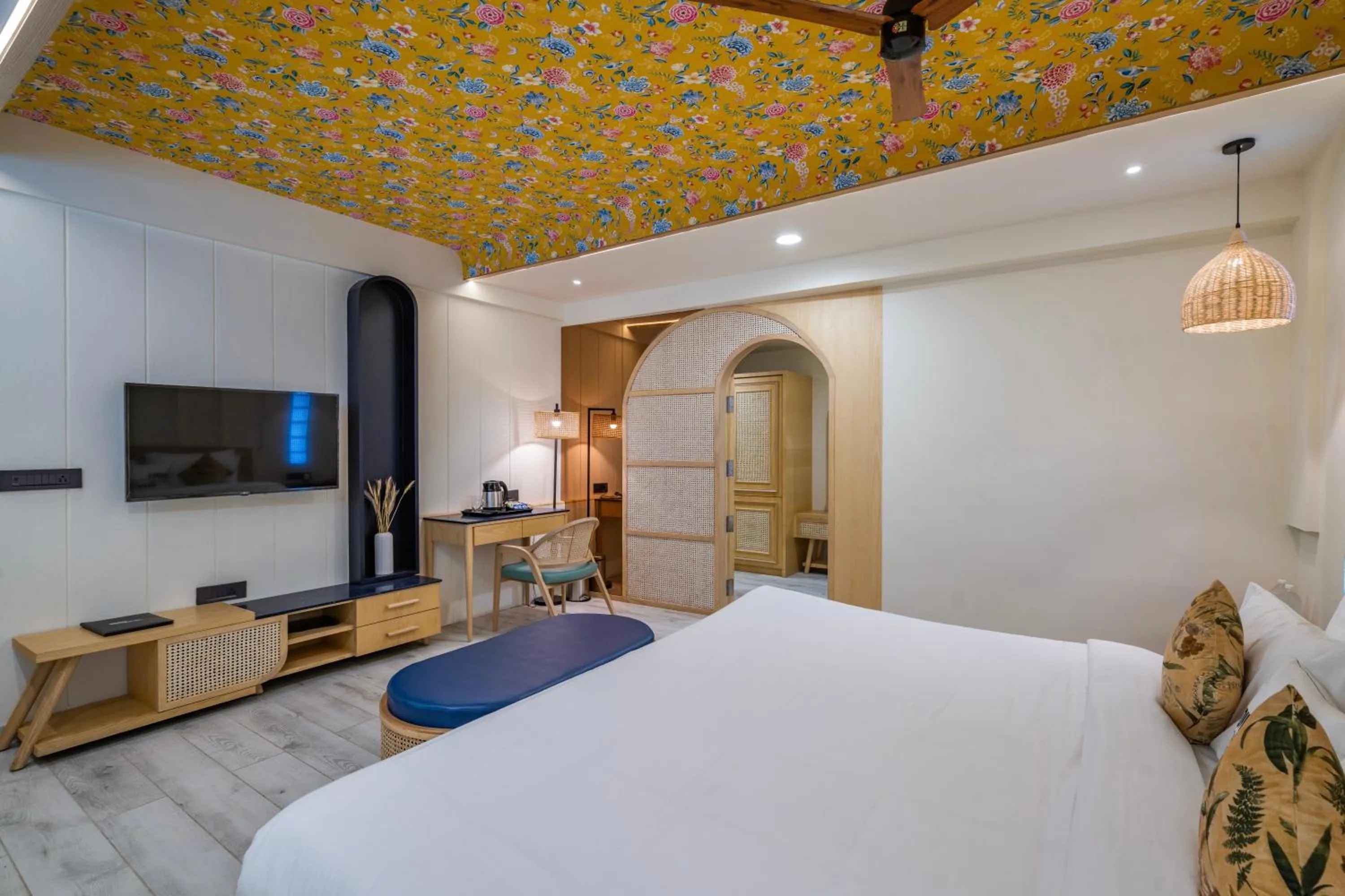 Bedroom, Bed in Roadies Rostel - Best Adventure Resort in Ahmedabad