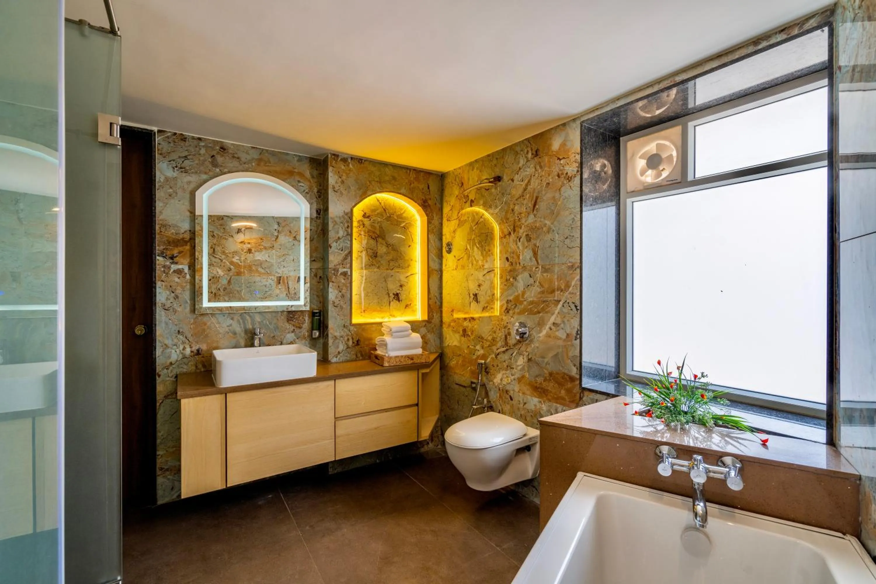 Bath in Roadies Rostel - Best Adventure Resort in Ahmedabad