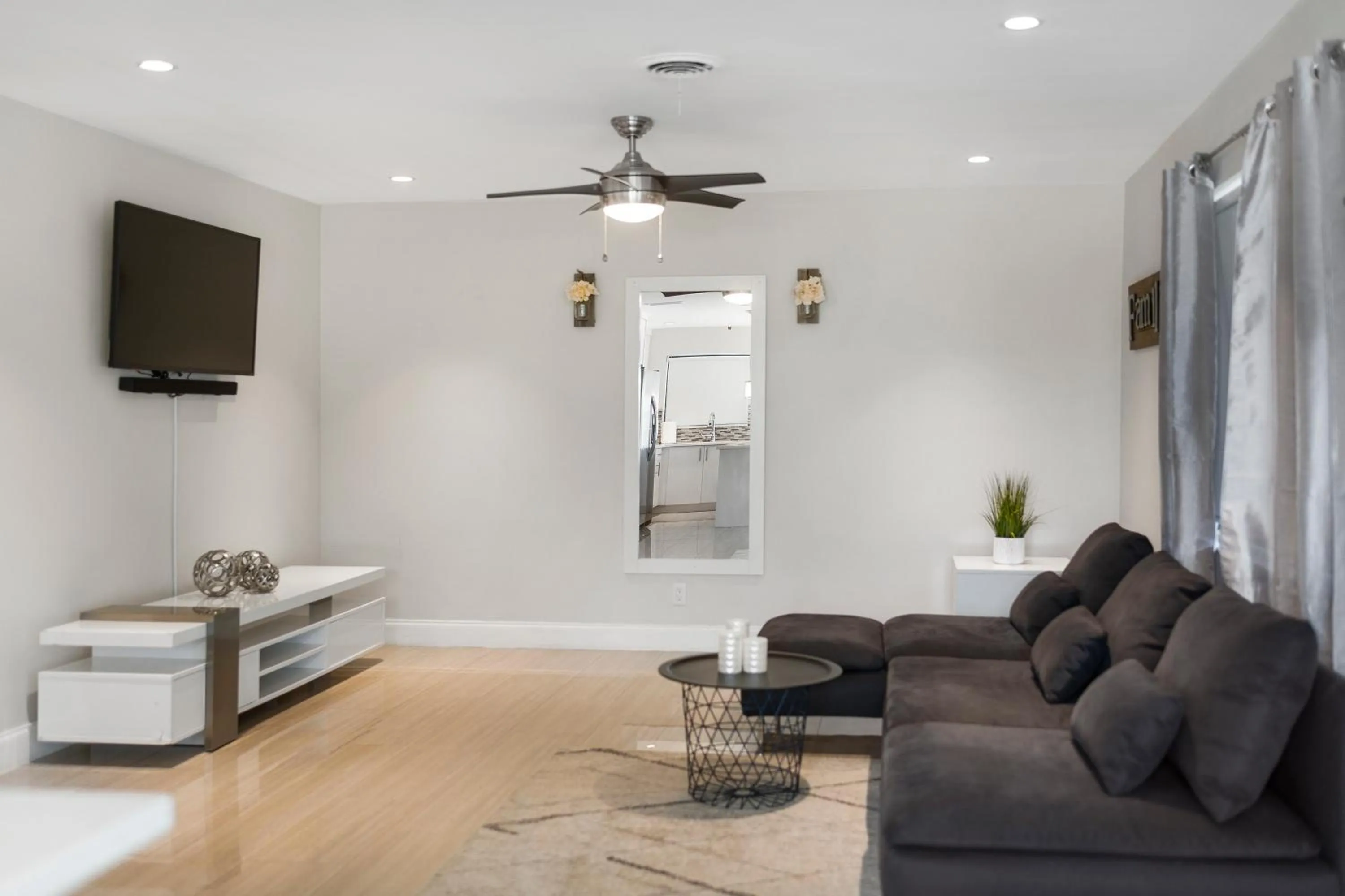 Living room in Alani Bay Condos
