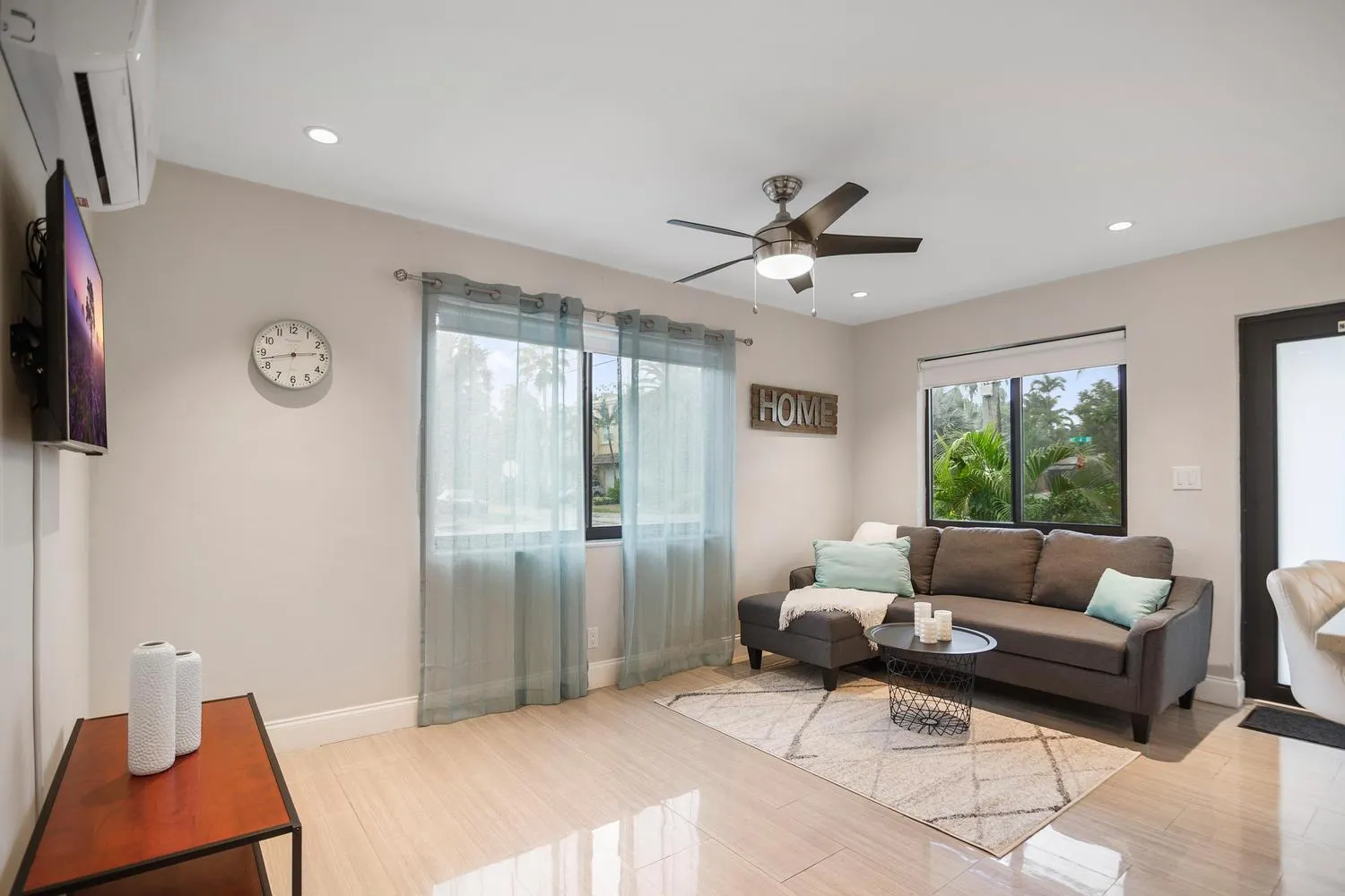 Living room in Alani Bay Condos
