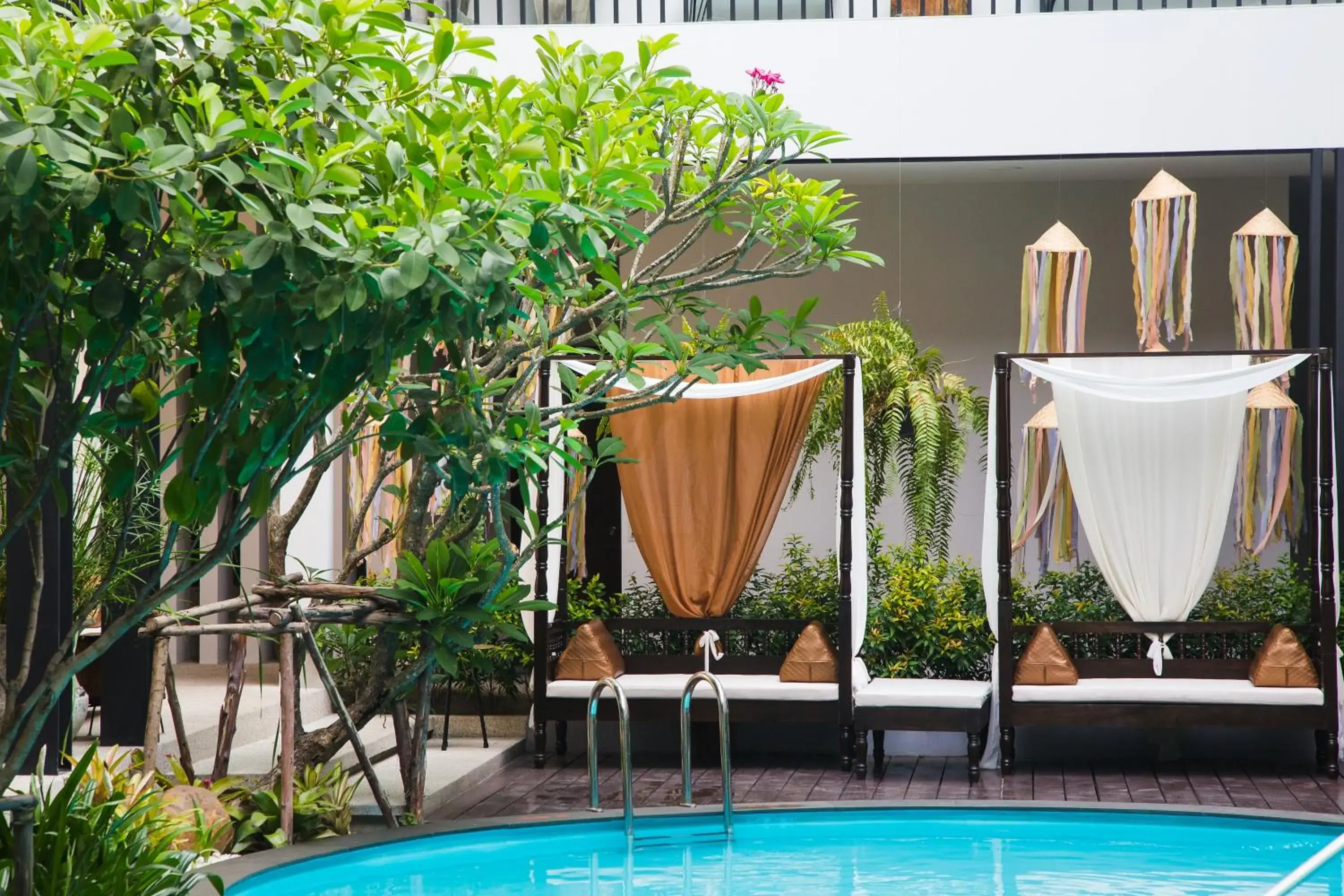 Pool view in NAI YA Hotel -SHA Extra Plus Pool view in NAI YA Hotel -SHA Extra Plus