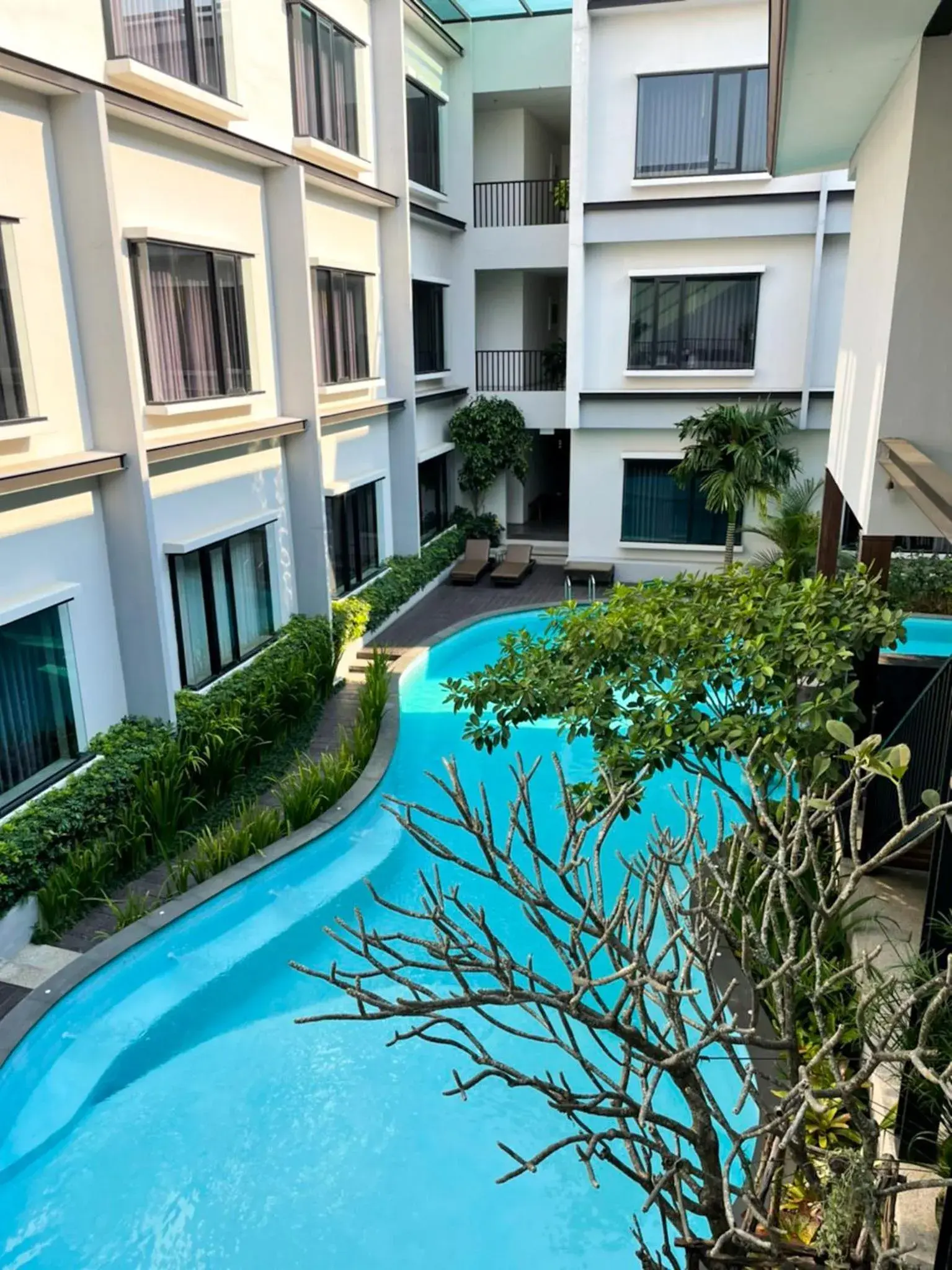 Pool view in NAI YA Hotel -SHA Extra Plus Pool view in NAI YA Hotel -SHA Extra Plus