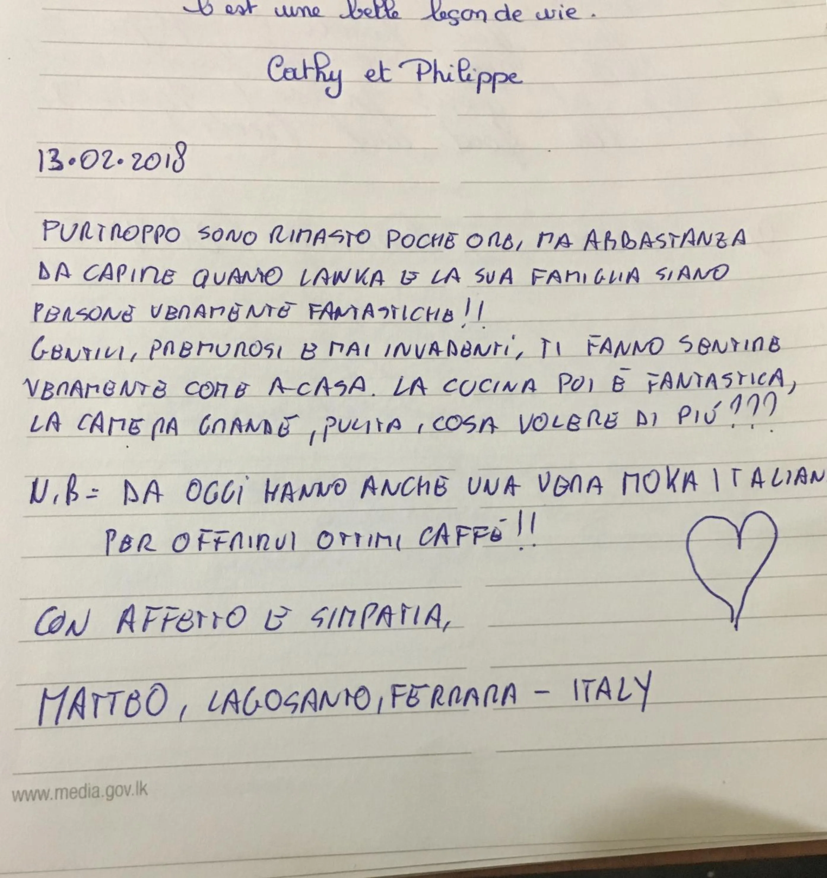 Text overlay in Vivid Lanka