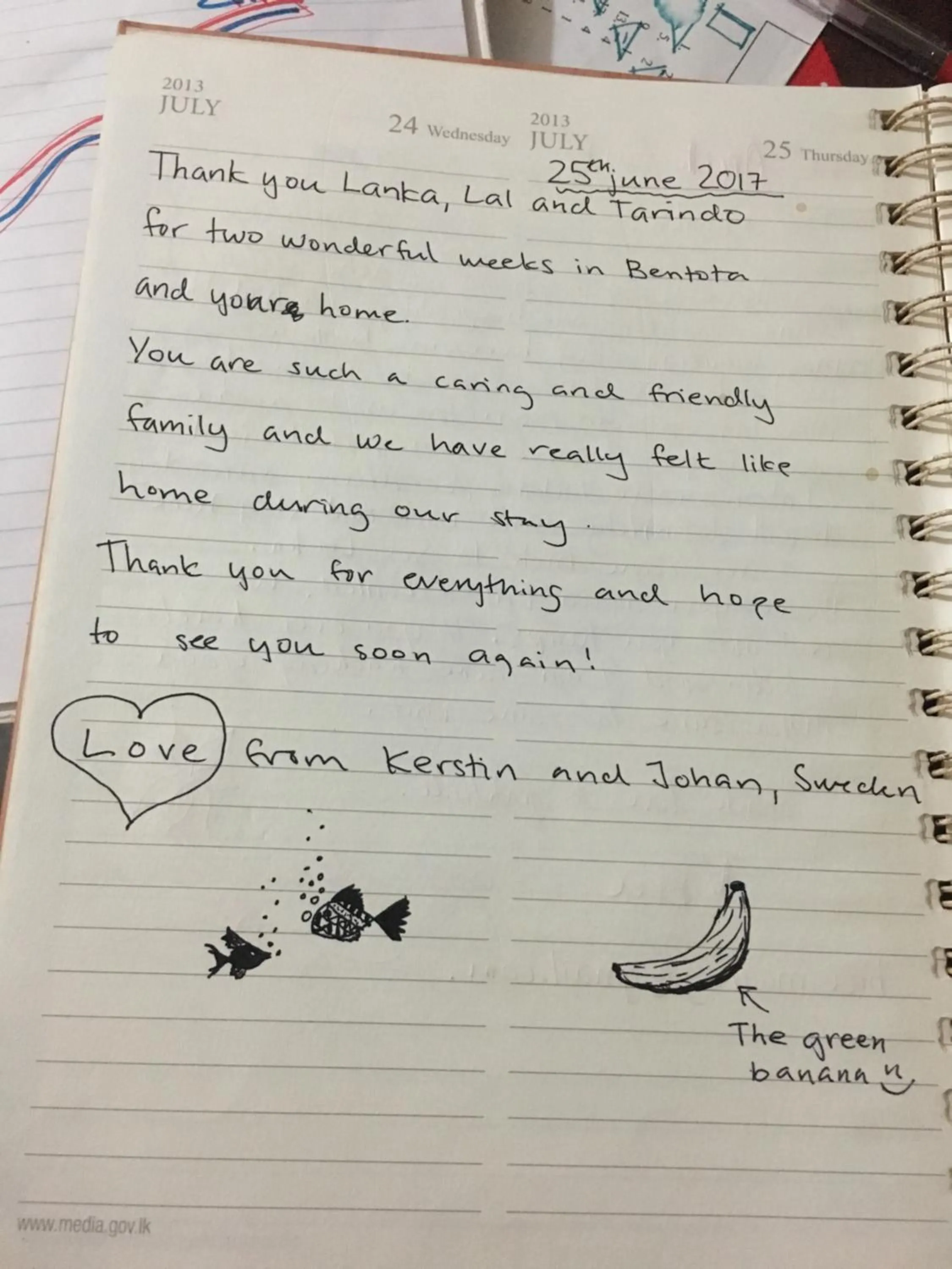 Text overlay in Vivid Lanka