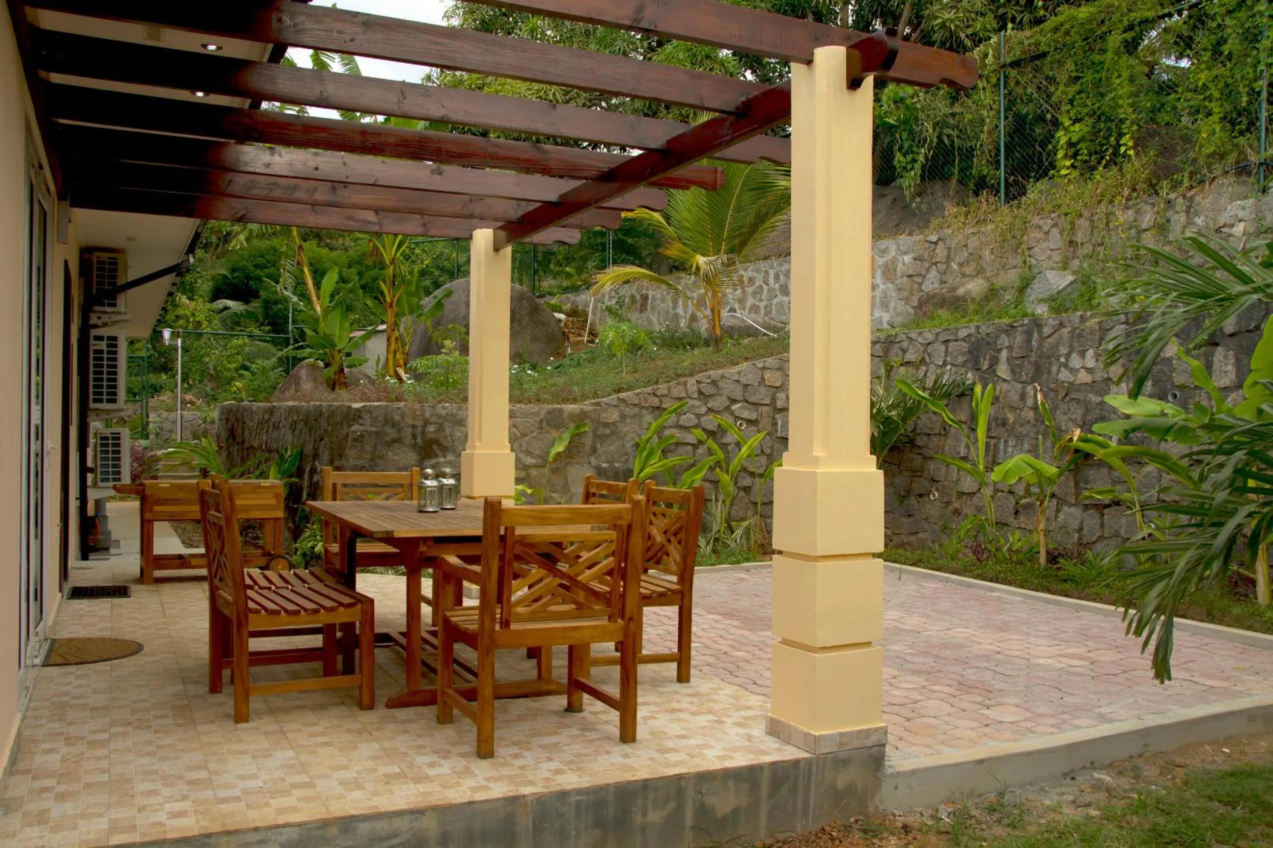 Patio in The Palm Seychelles