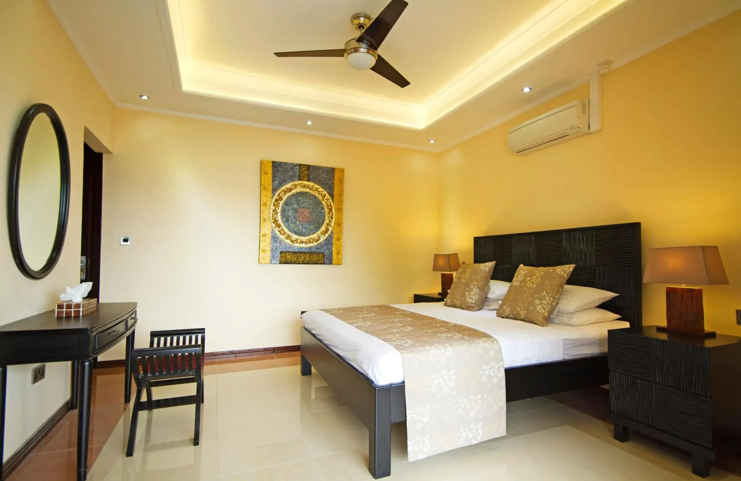 Bed in The Palm Seychelles Bed in The Palm Seychelles