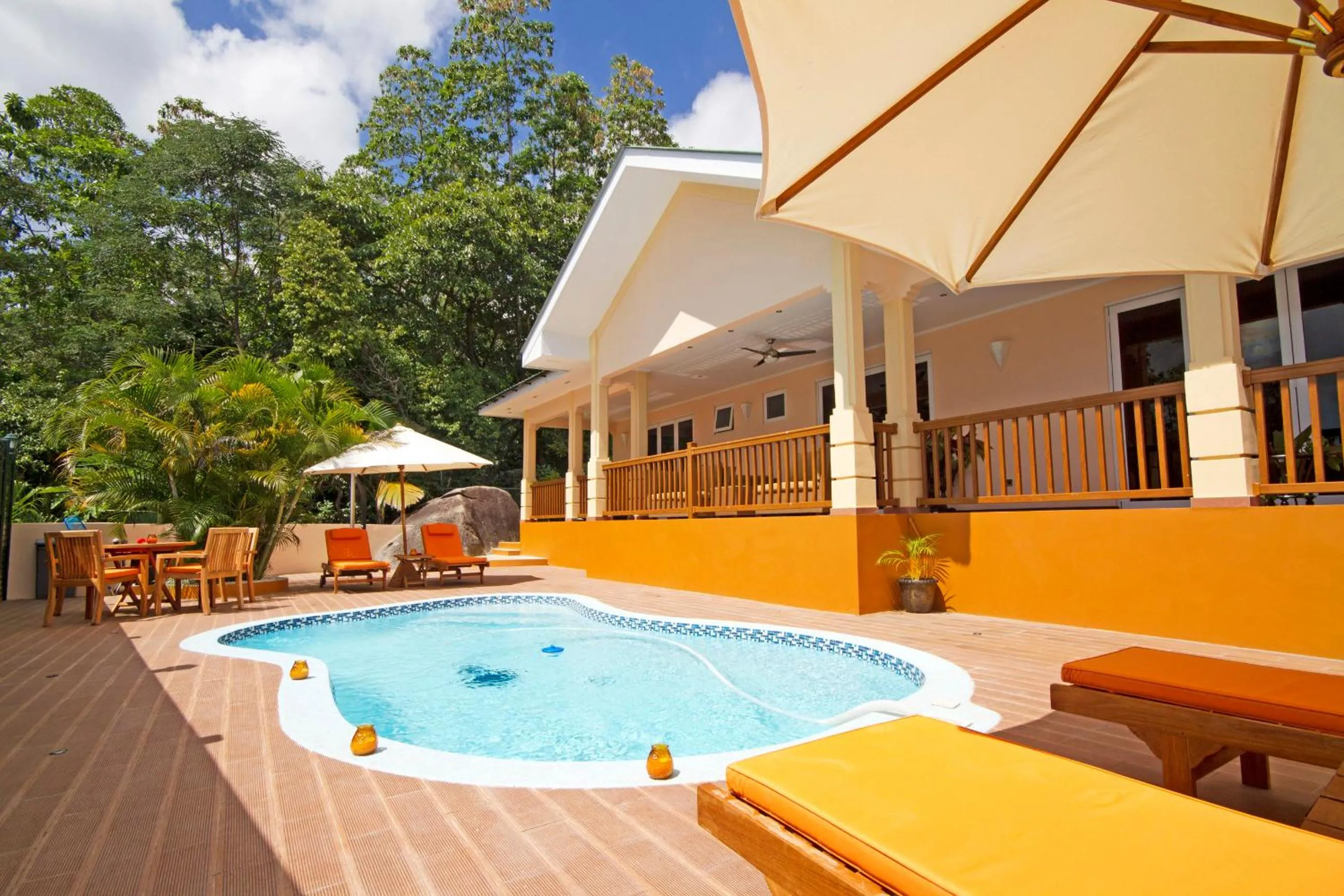 Swimming pool in The Palm Seychelles