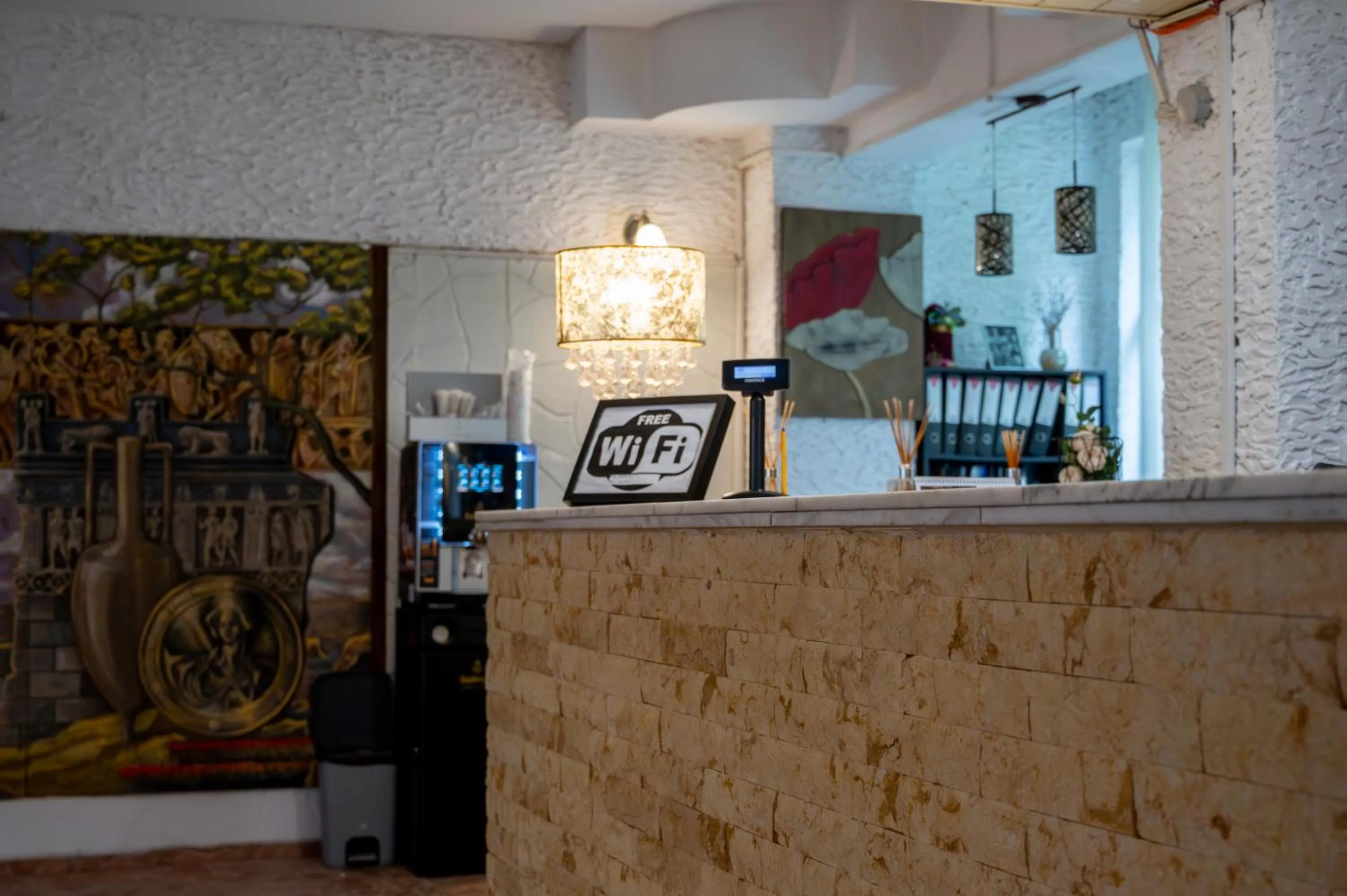 Lobby or reception in Hotel Dobrogea