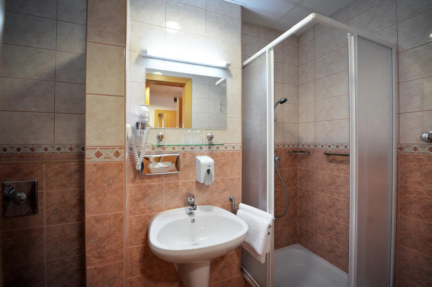 Bathroom in Panorama Hotel Noszvaj