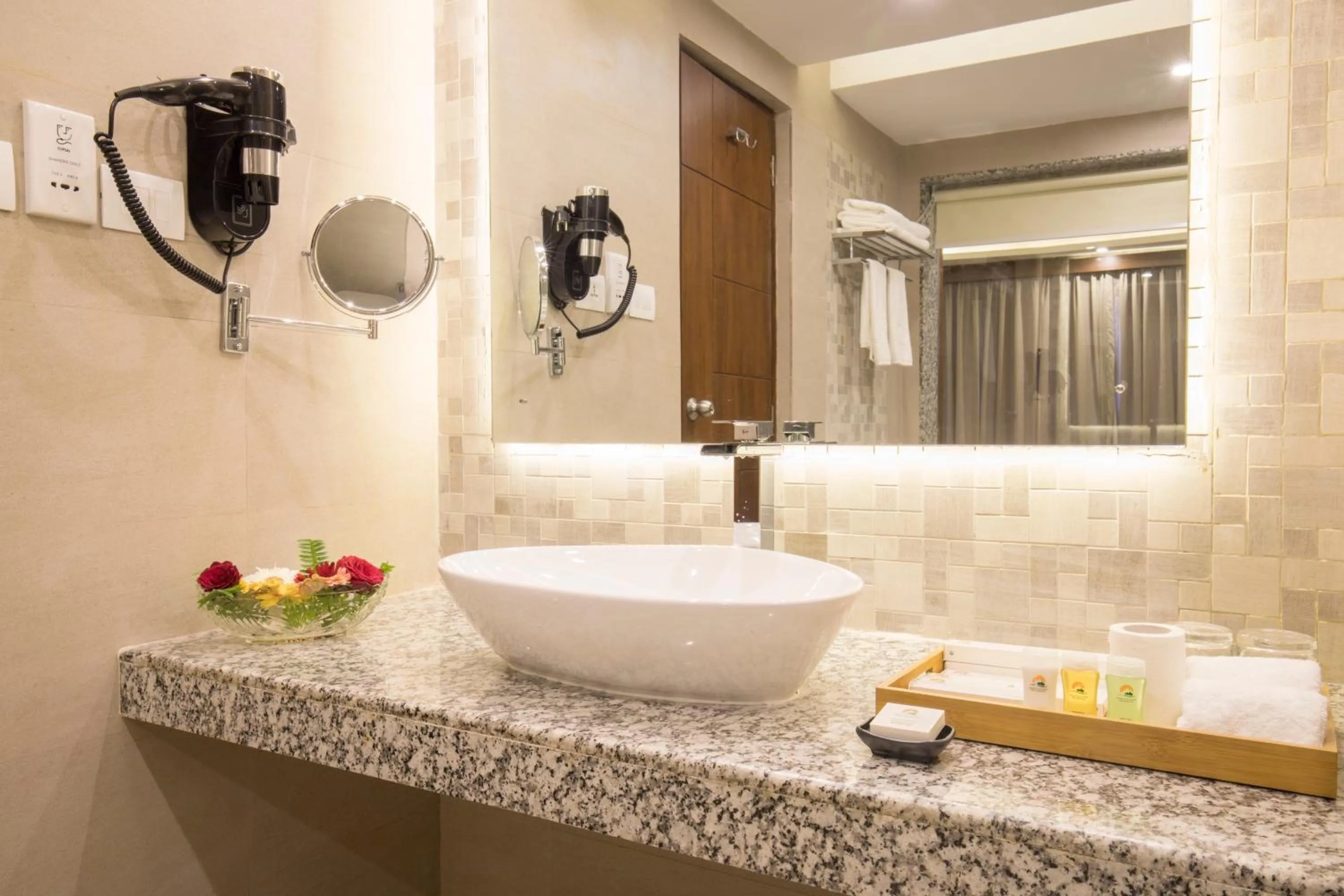 Bathroom in Mountain Glory Forest Resort and Spa, Pokhara