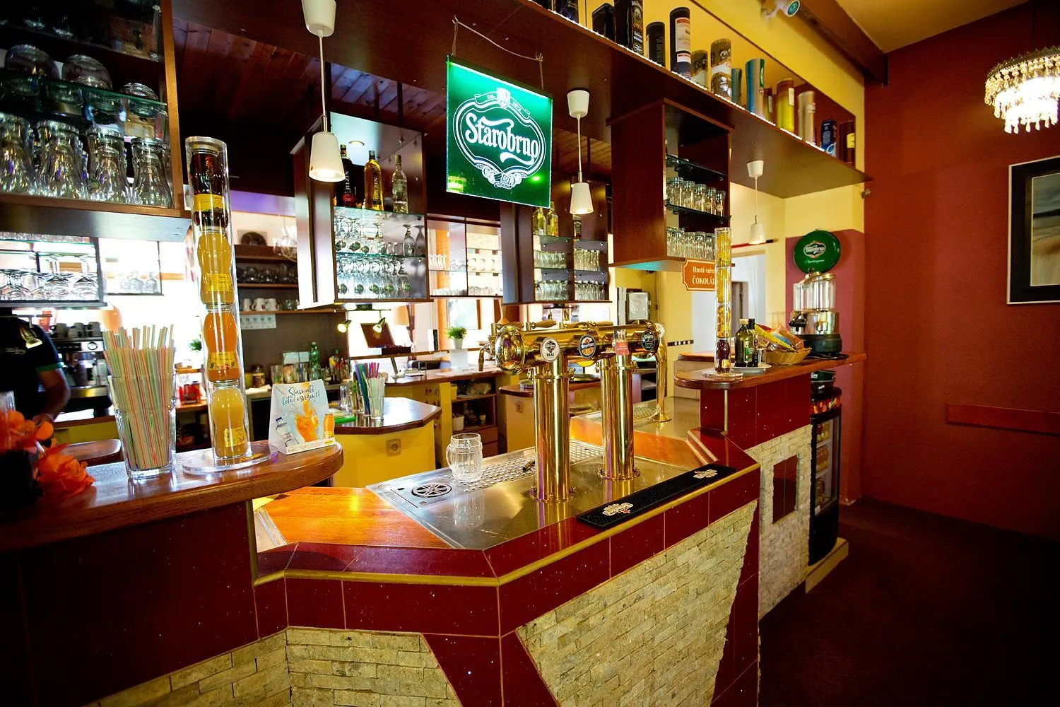 Lounge or bar in Hotel U Loubů