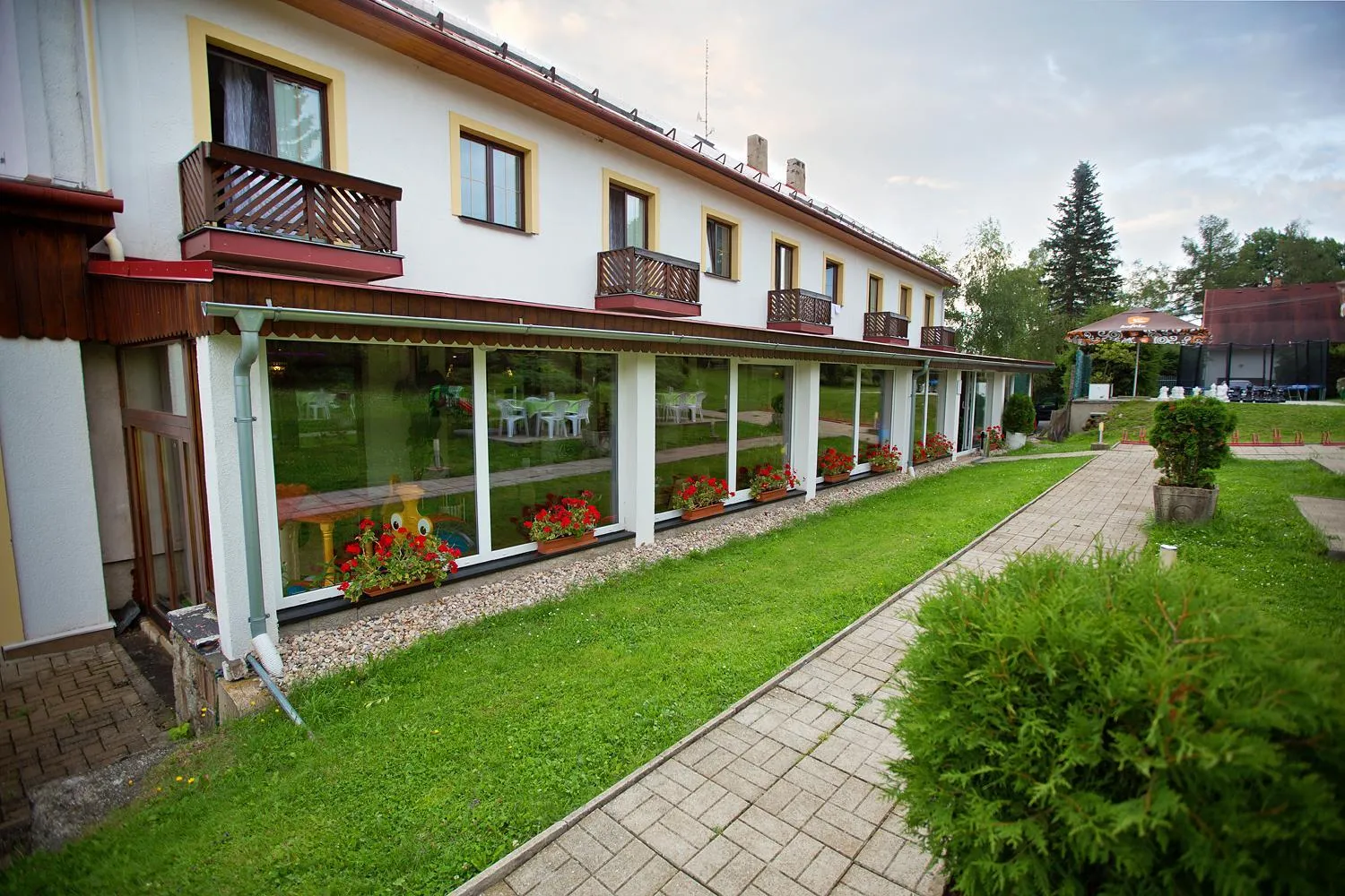 Facade/entrance in Hotel U Loubů