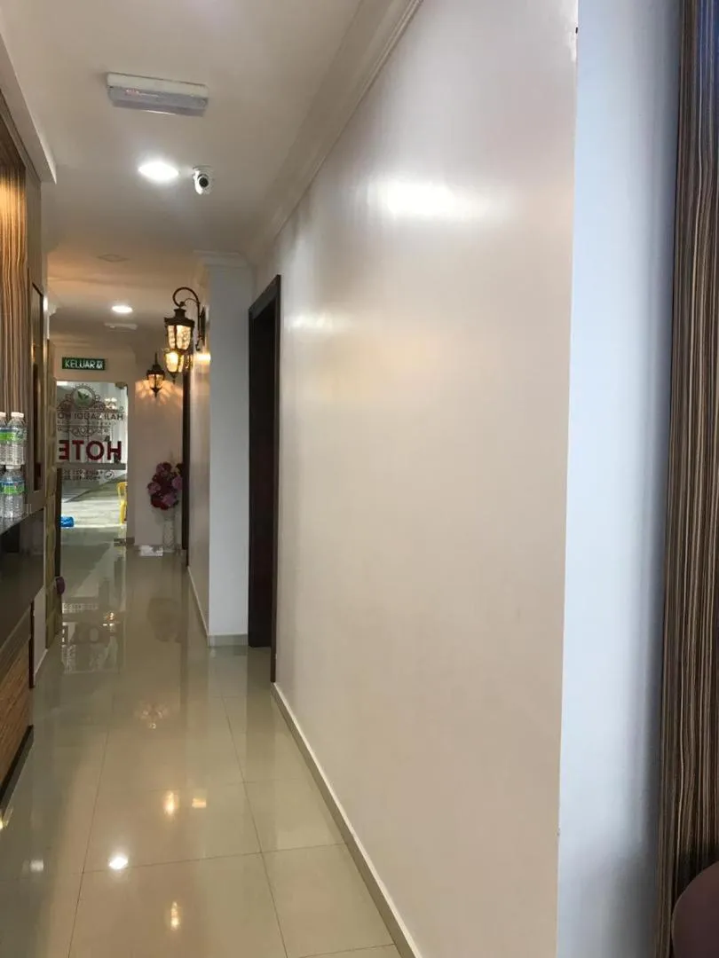 Lobby or reception in Haji Saudi Hotel