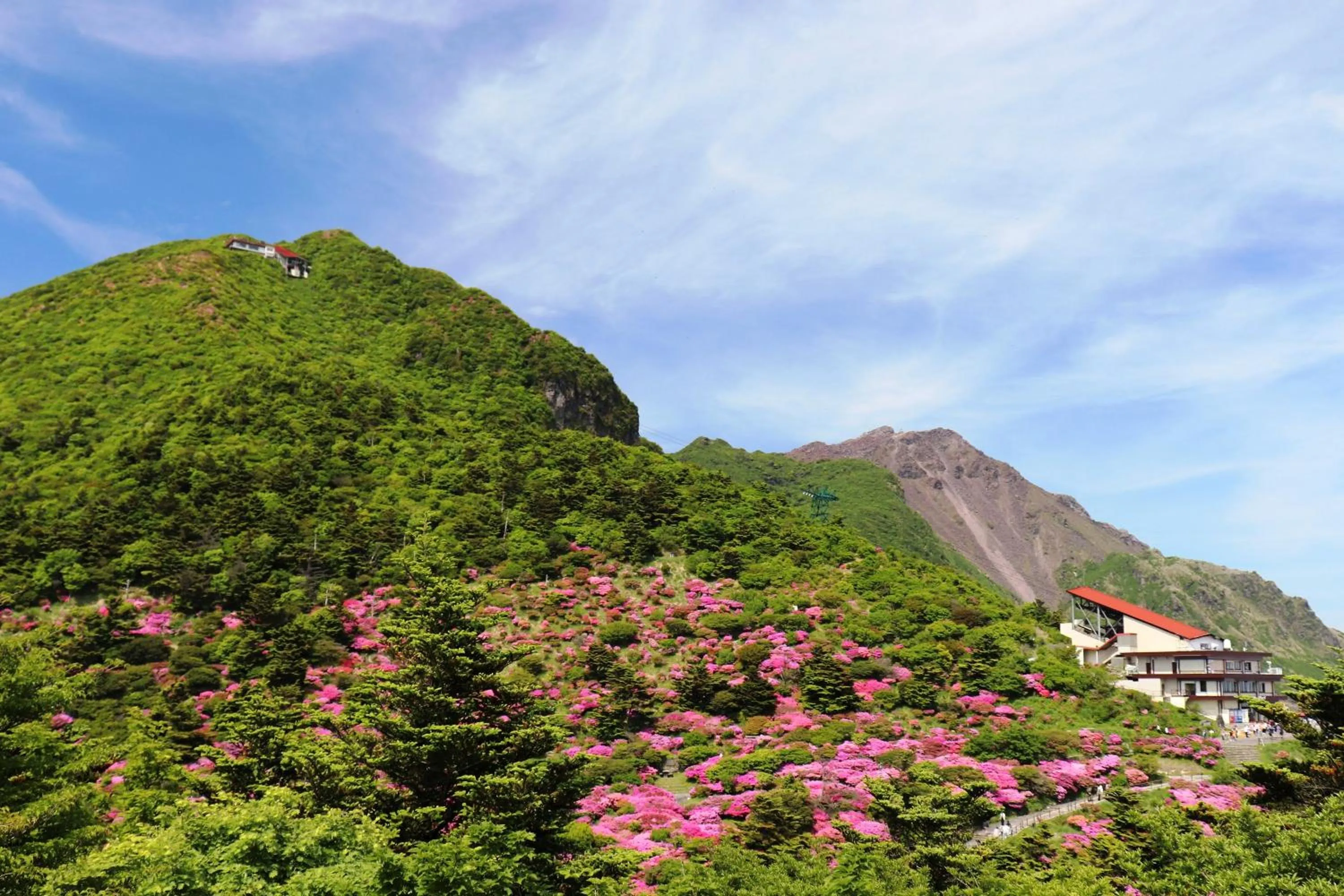 Spring in Unzen Sky Hotel