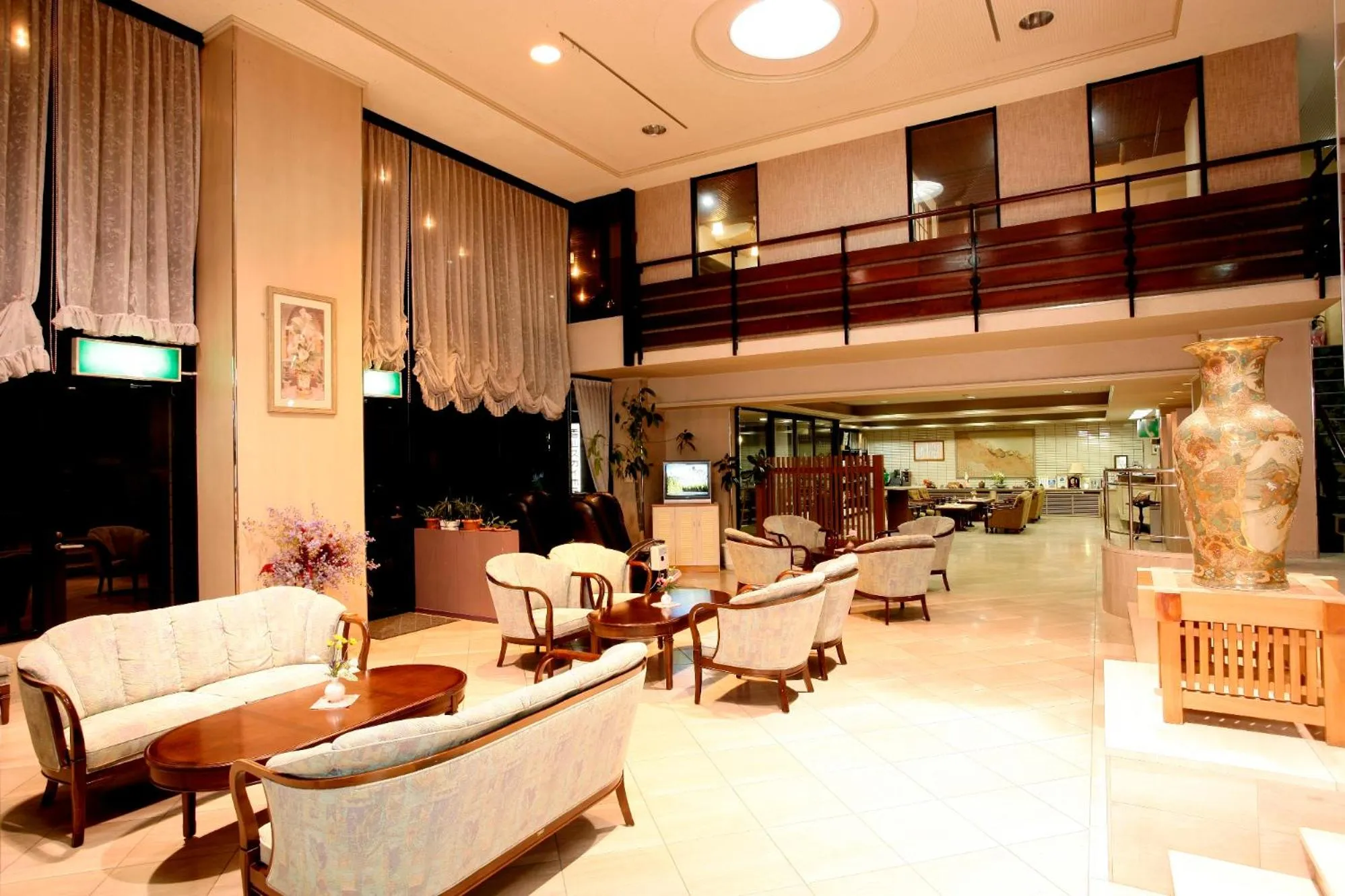 Living room in Unzen Sky Hotel