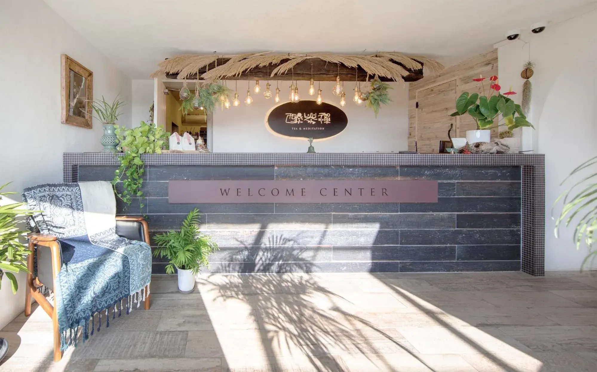 Lobby or reception in Chuidasun Resort Tea & Meditation Lobby or reception in Chuidasun Resort Tea & Meditation