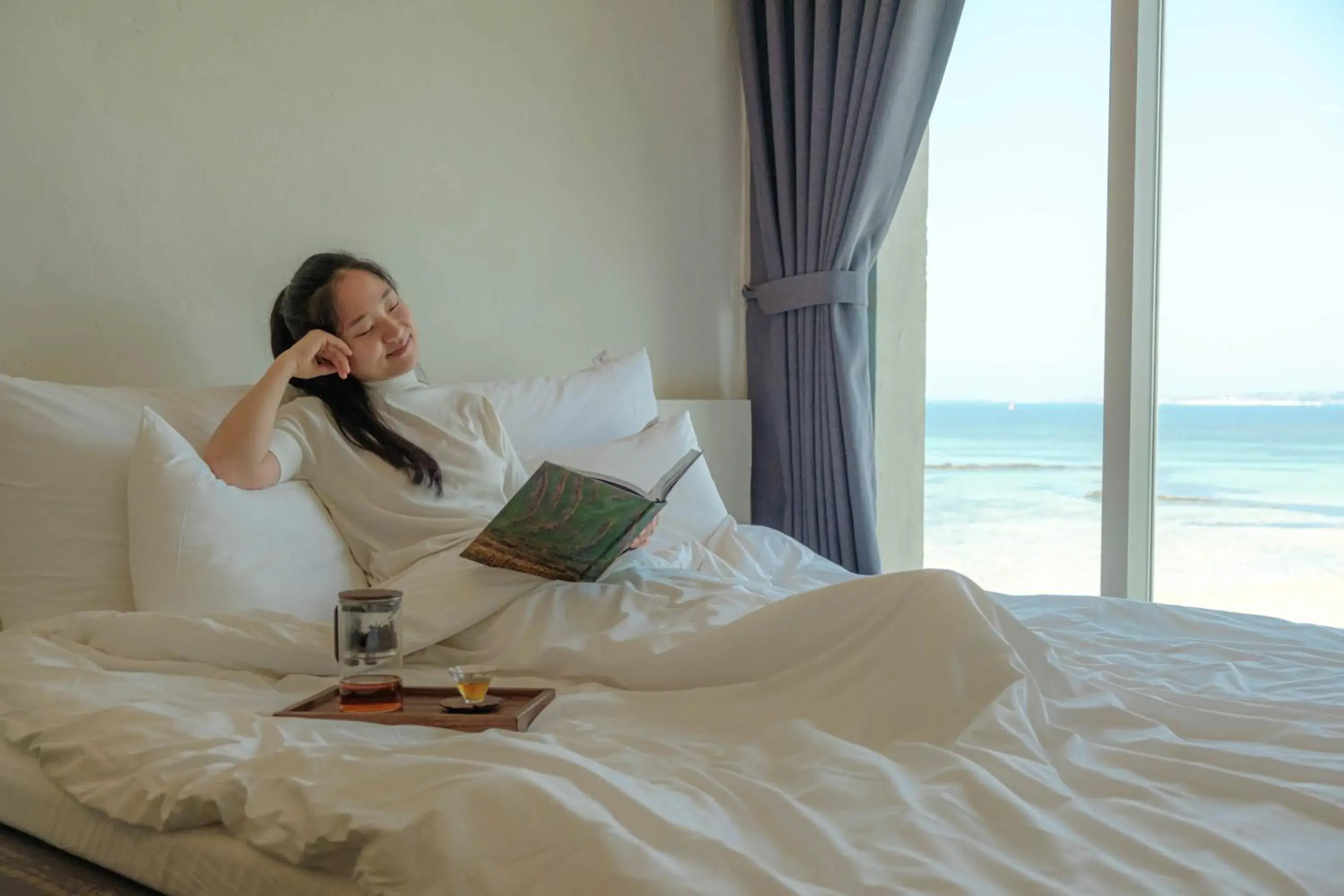 Bed in Chuidasun Resort Tea & Meditation Bed in Chuidasun Resort Tea & Meditation