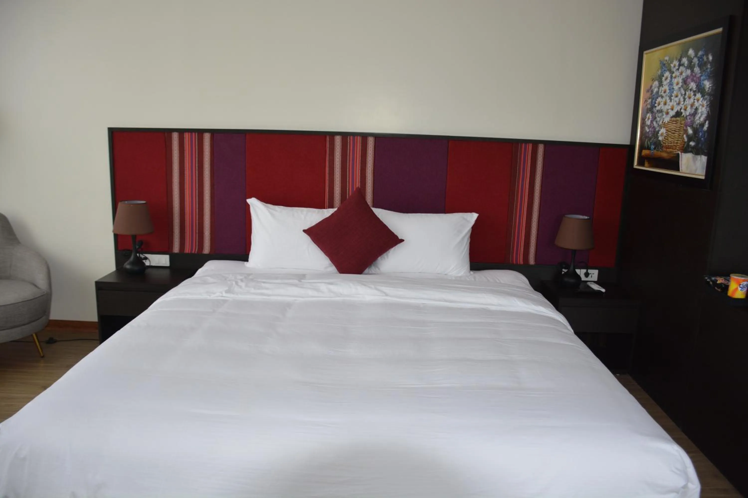 Bed in Max Boutique Hotel