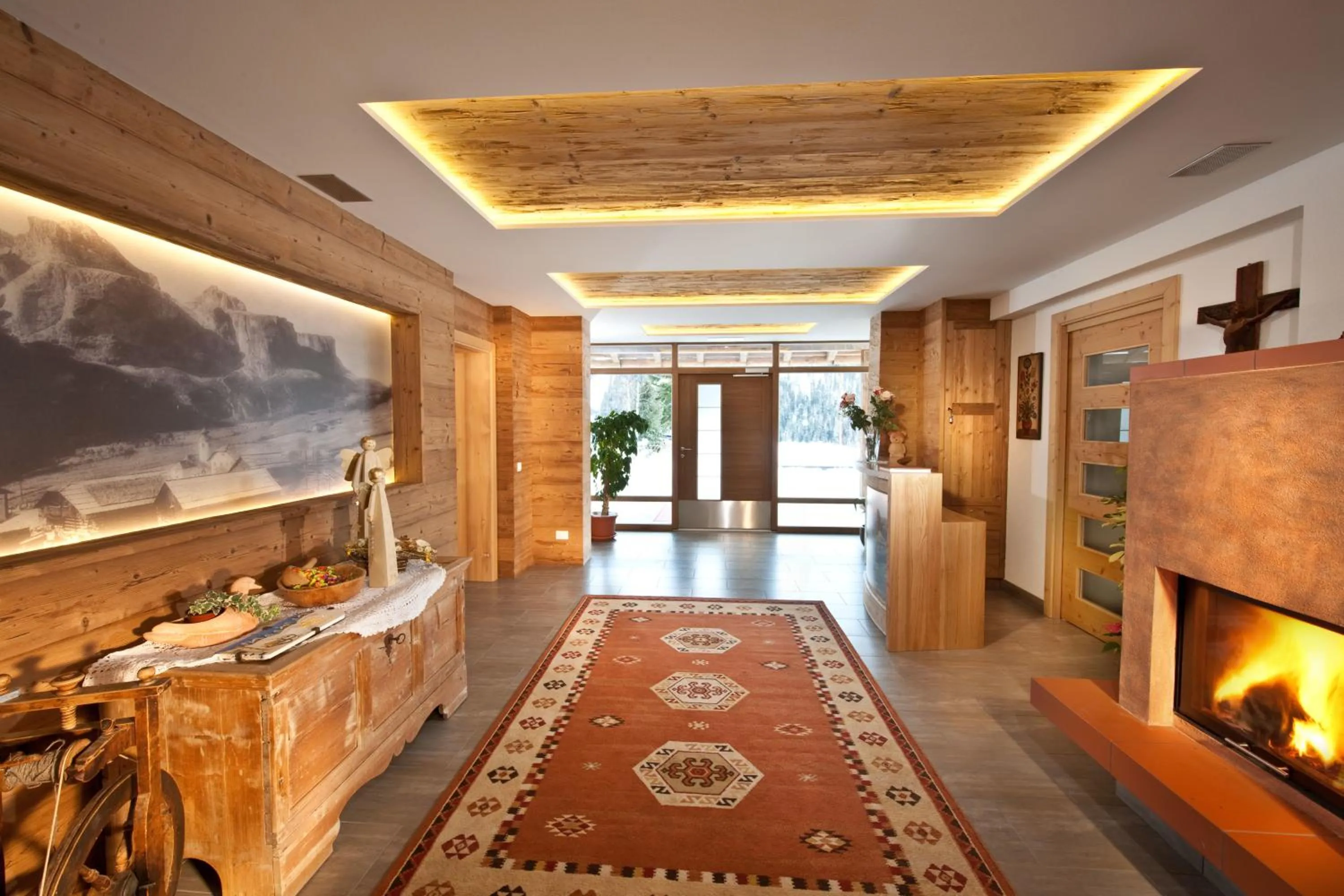 Lobby or reception in Ciasa Sunara