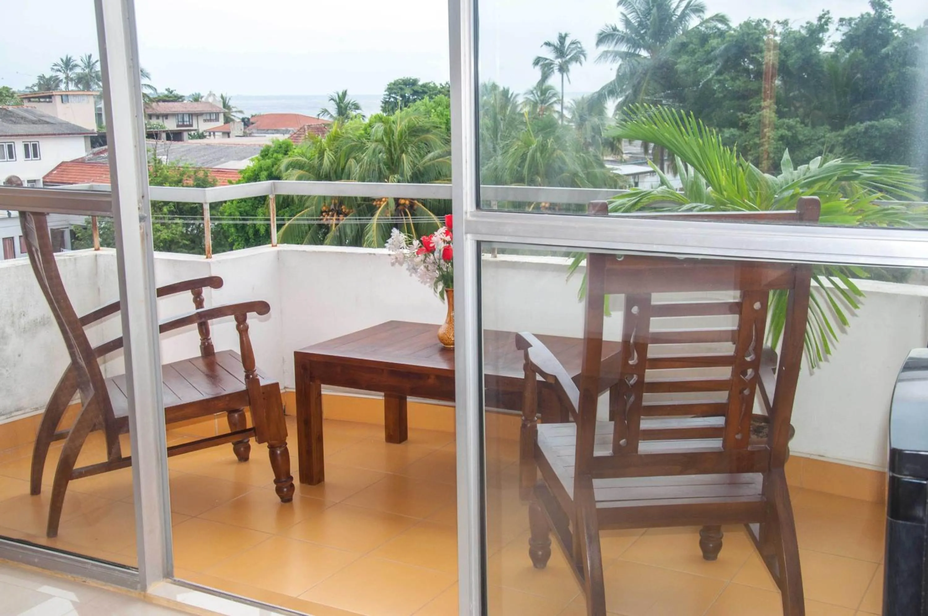 Balcony/Terrace in Hotel Marine at Negombo Beach