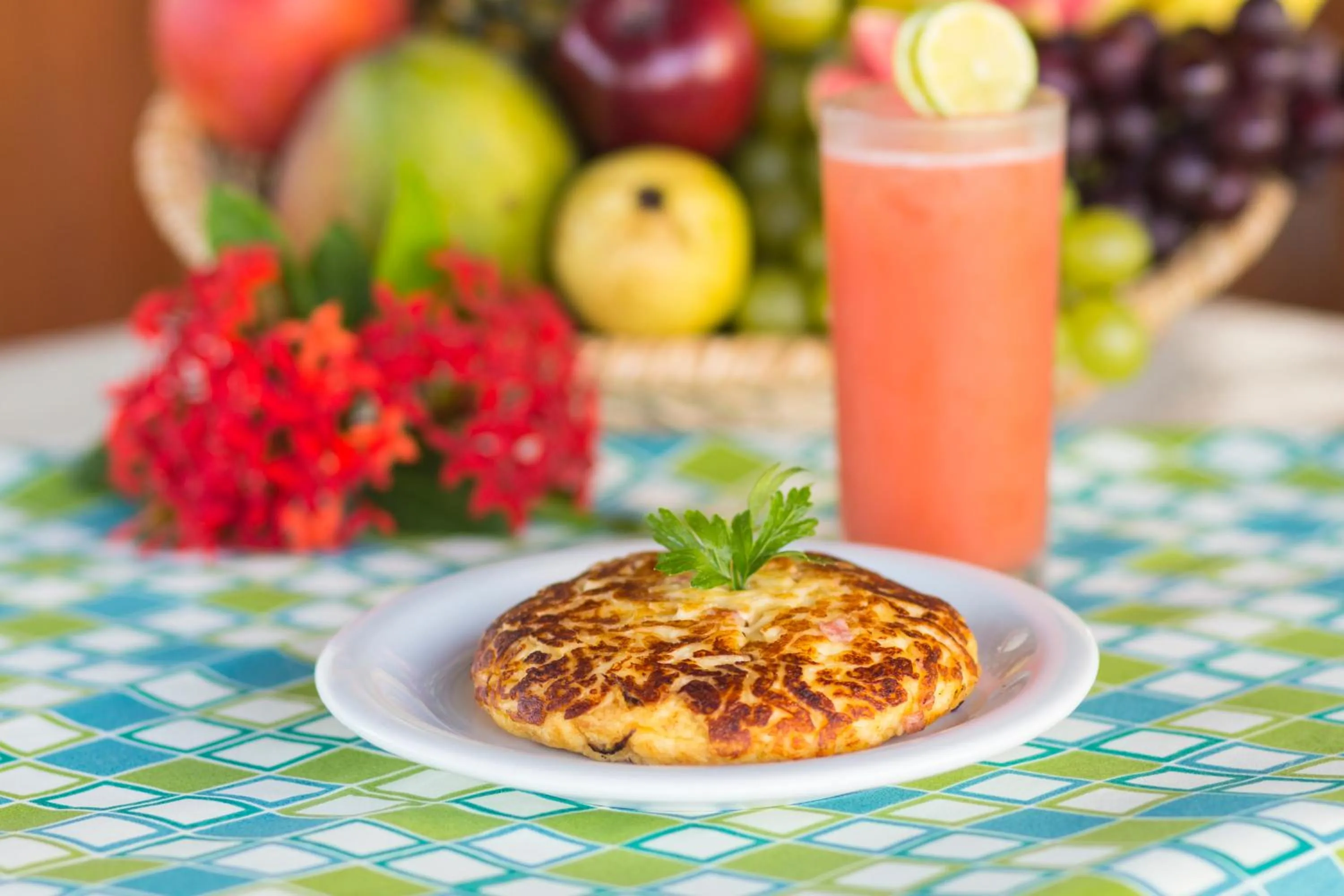 Buffet breakfast in Kristie Resort Natal Hotel