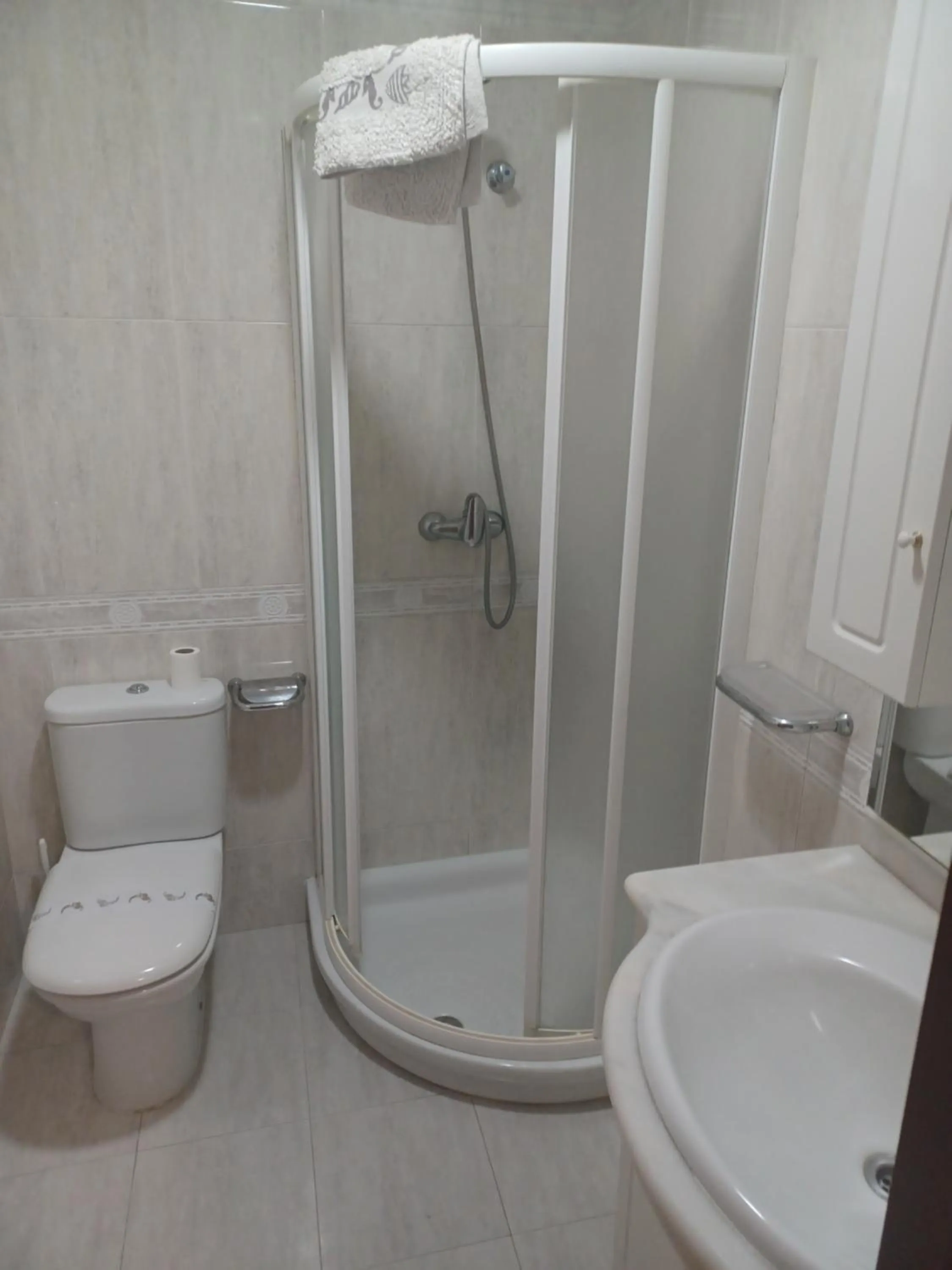 Shower in Hotel 2 de mayo 2