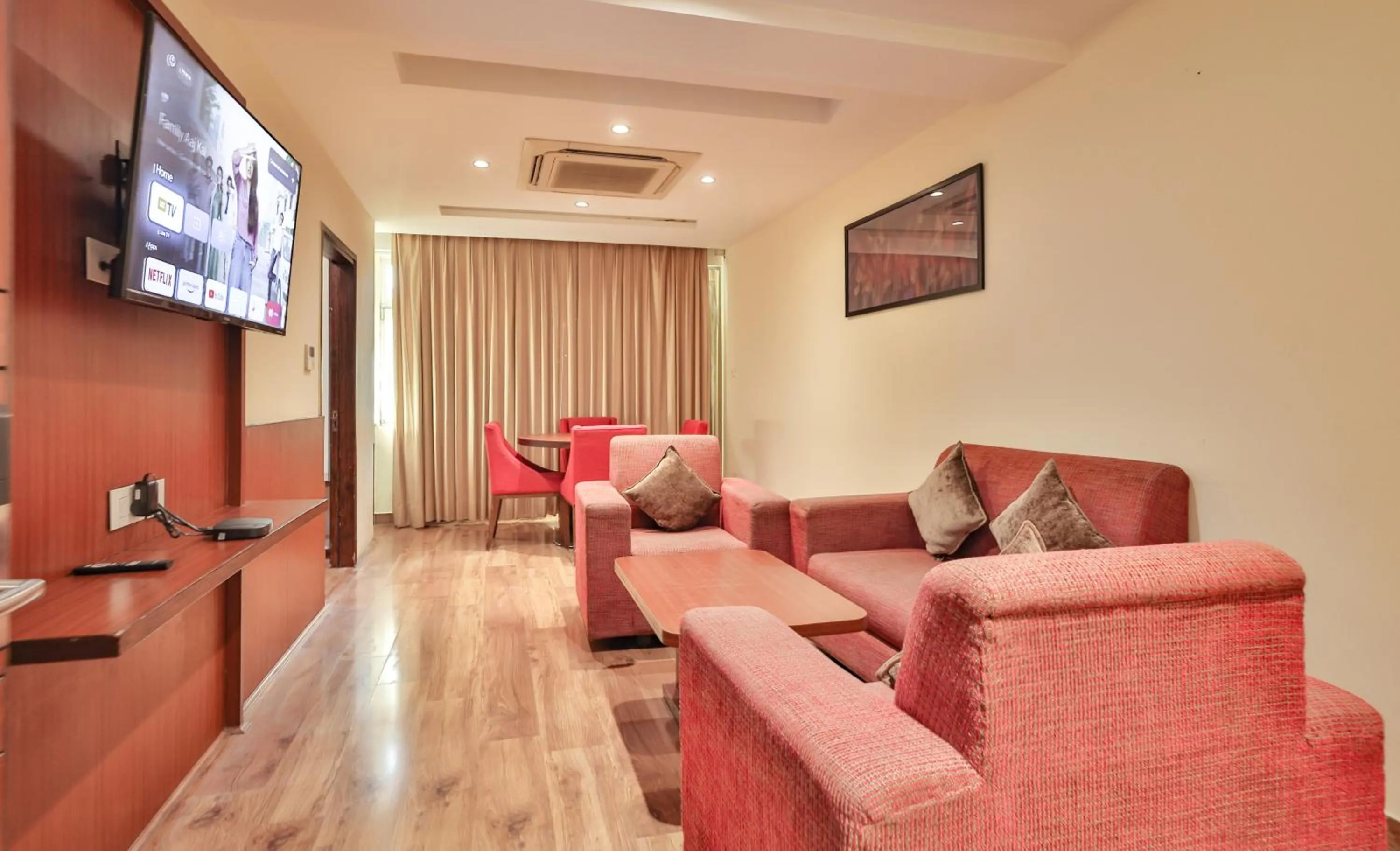 Living room in Hotel Cama