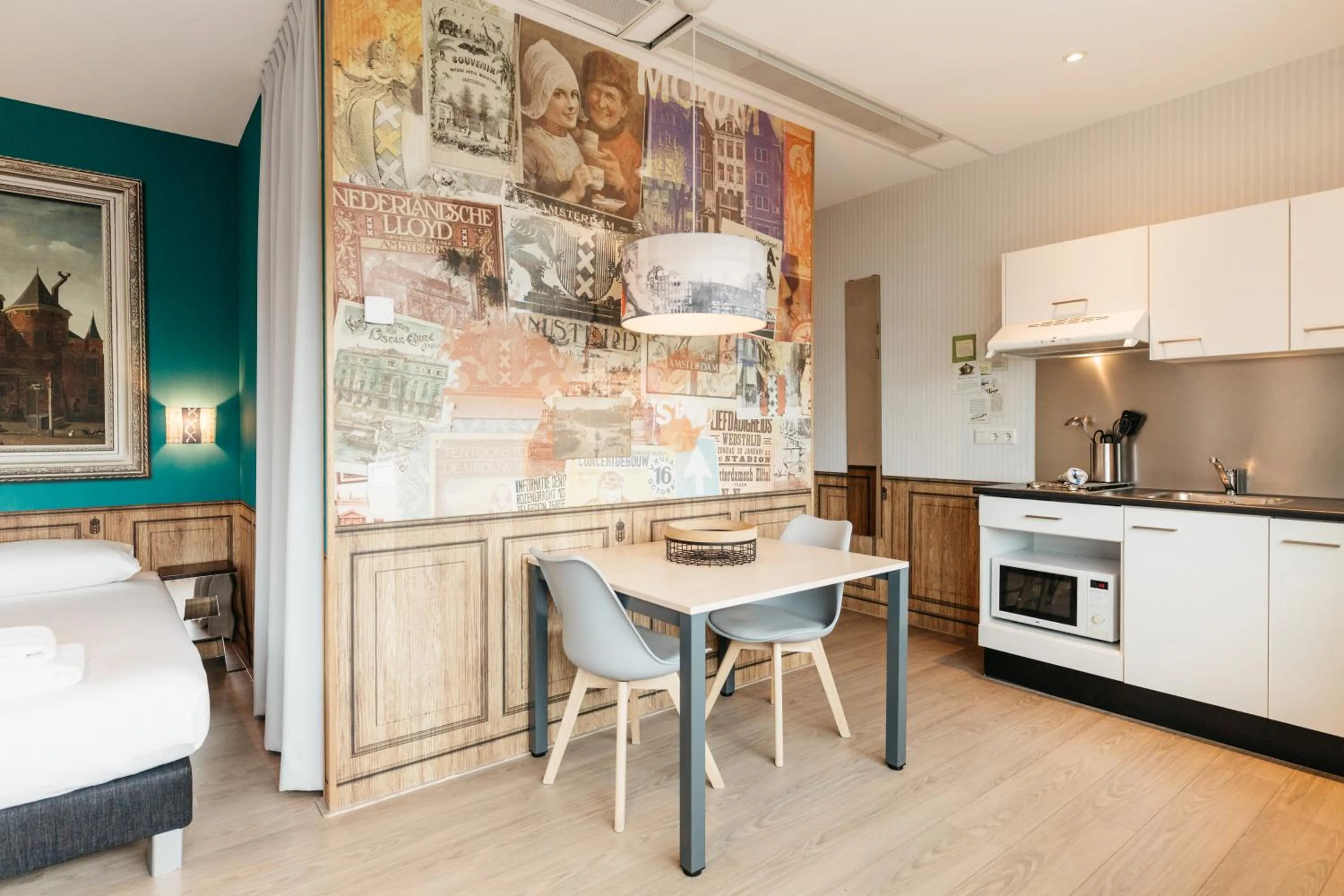 Kitchen or kitchenette in Amsterdam ID Aparthotel