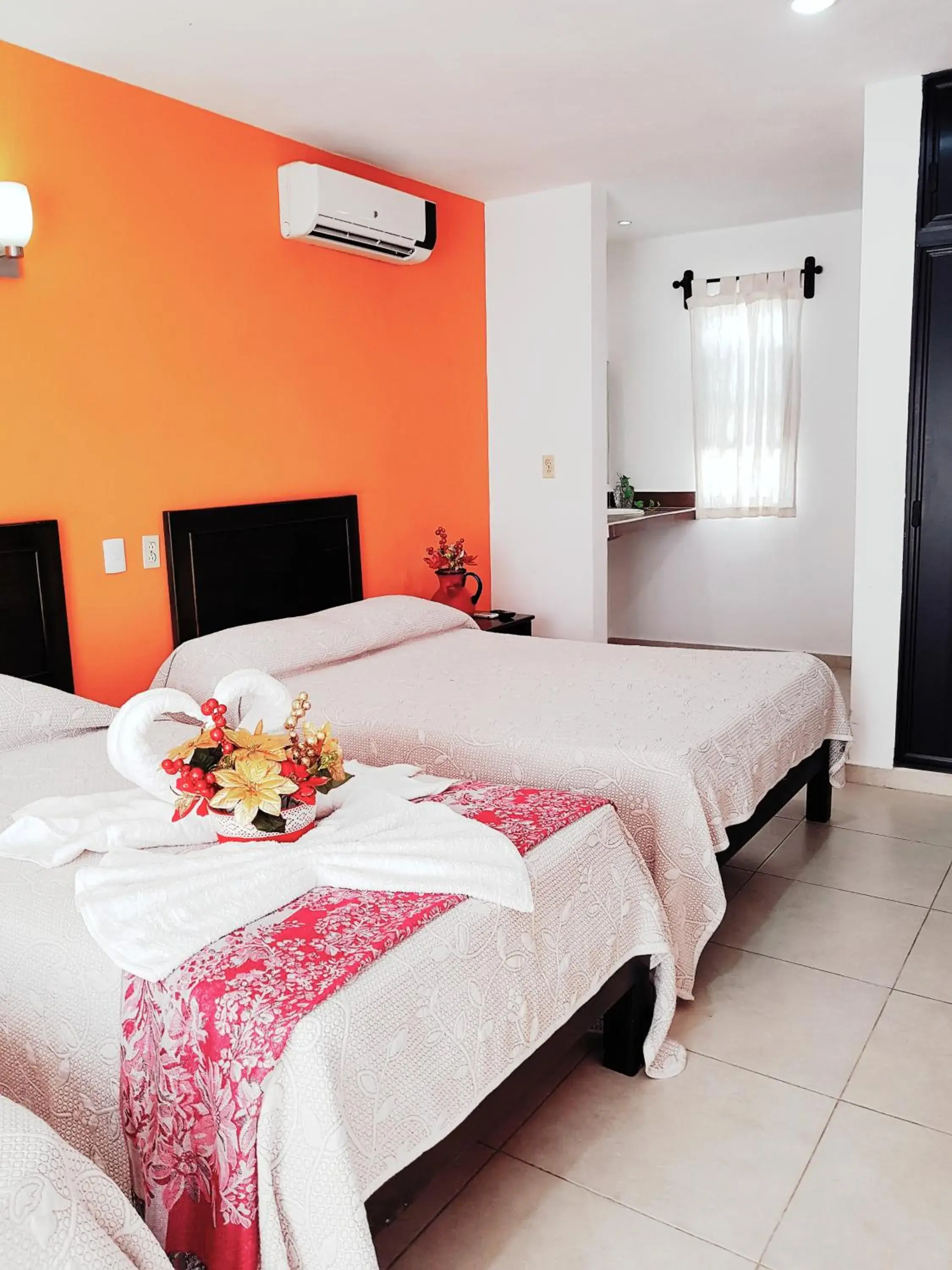 Double Room with Two Double Beds in Hotel Rosalia Double Room with Two Double Beds in Hotel Rosalia