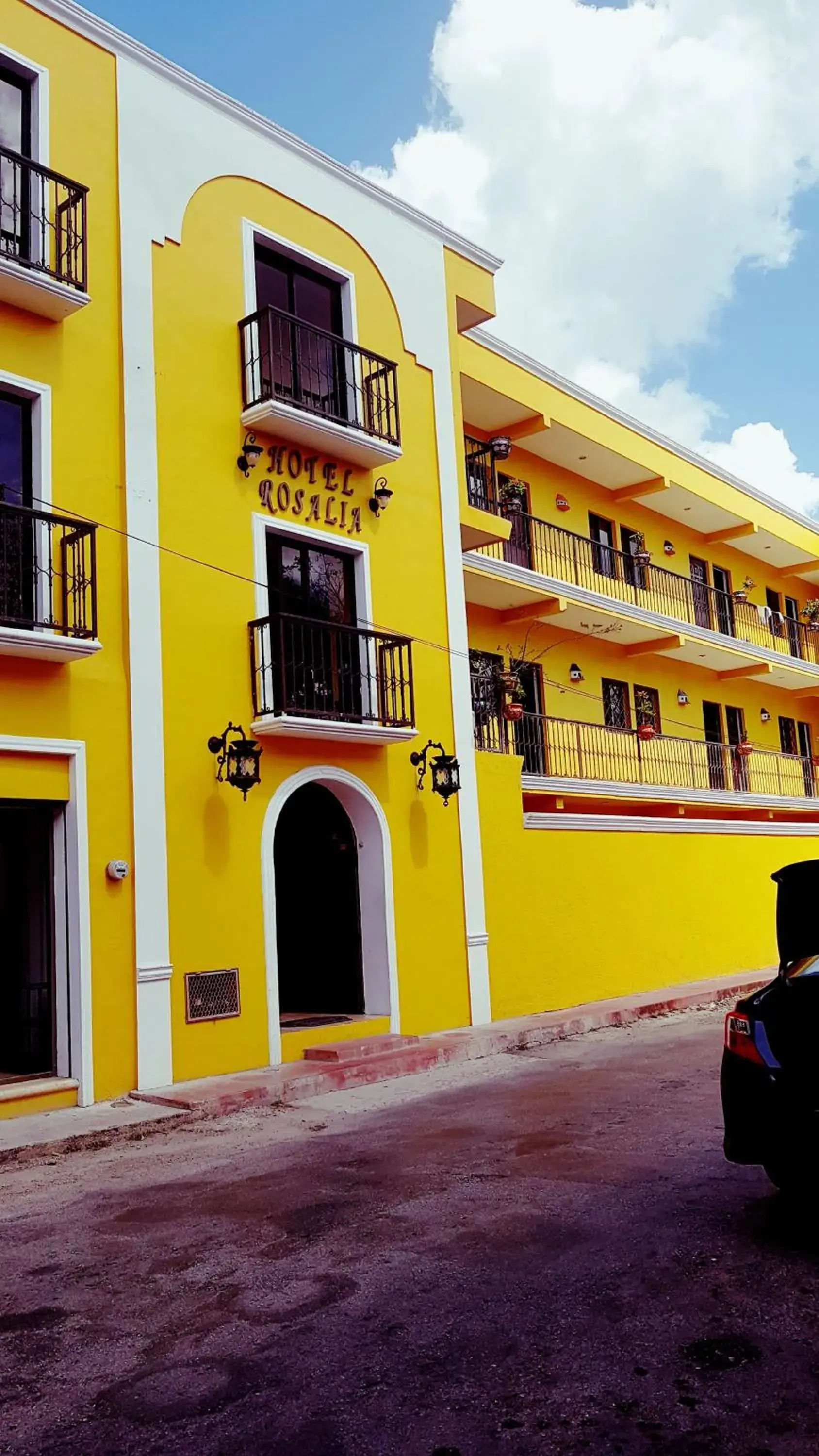 Property building in Hotel Rosalia Property building in Hotel Rosalia