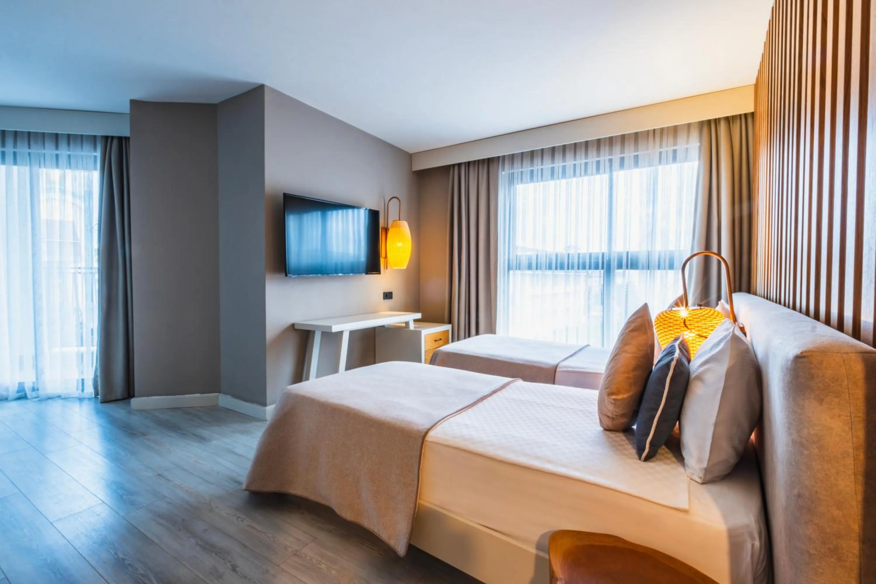 Bed in Side Royal Style Hotel