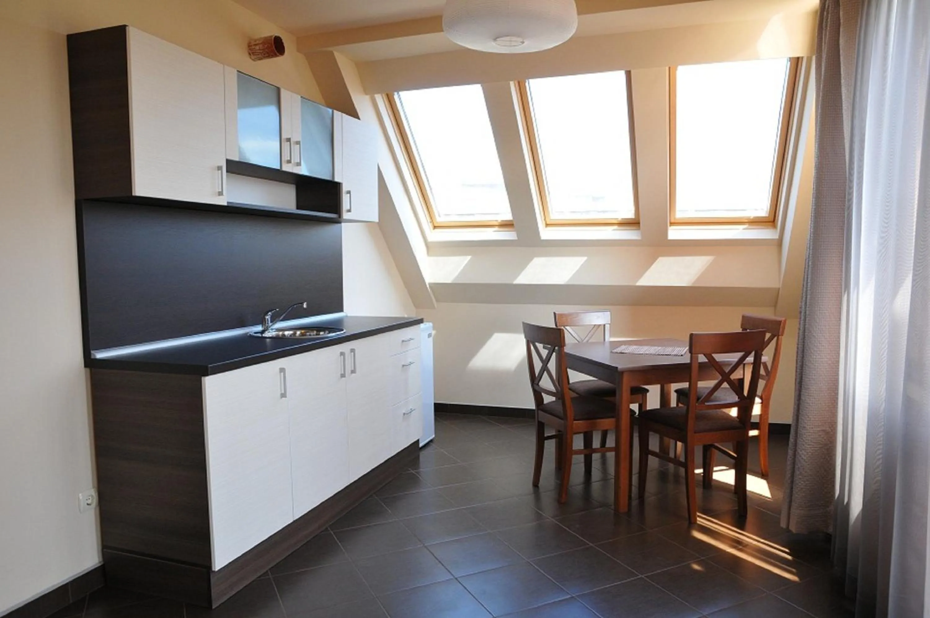 Kitchen or kitchenette in City Blagoevgrad Family Hotel