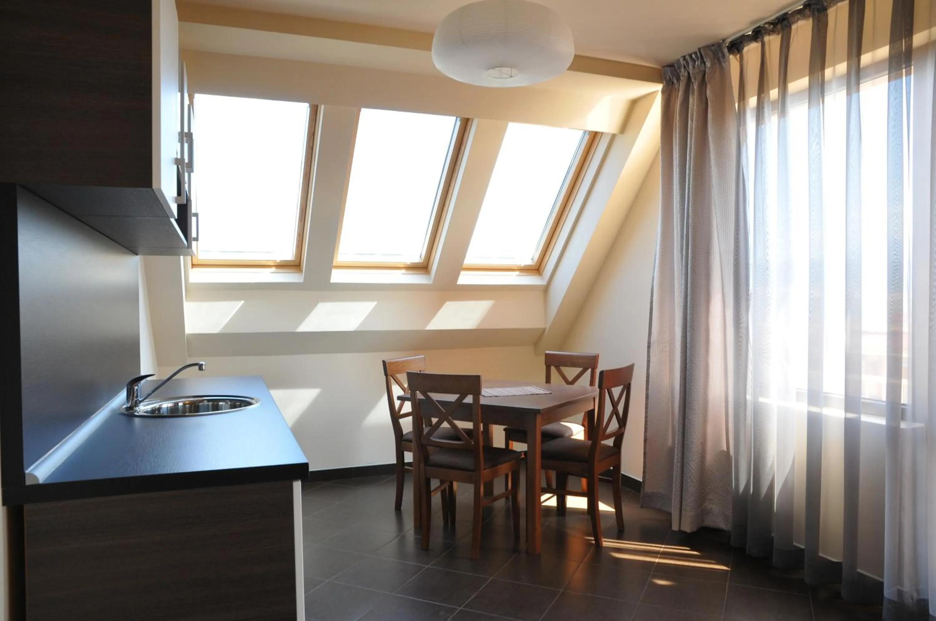 Kitchen or kitchenette in City Blagoevgrad Family Hotel