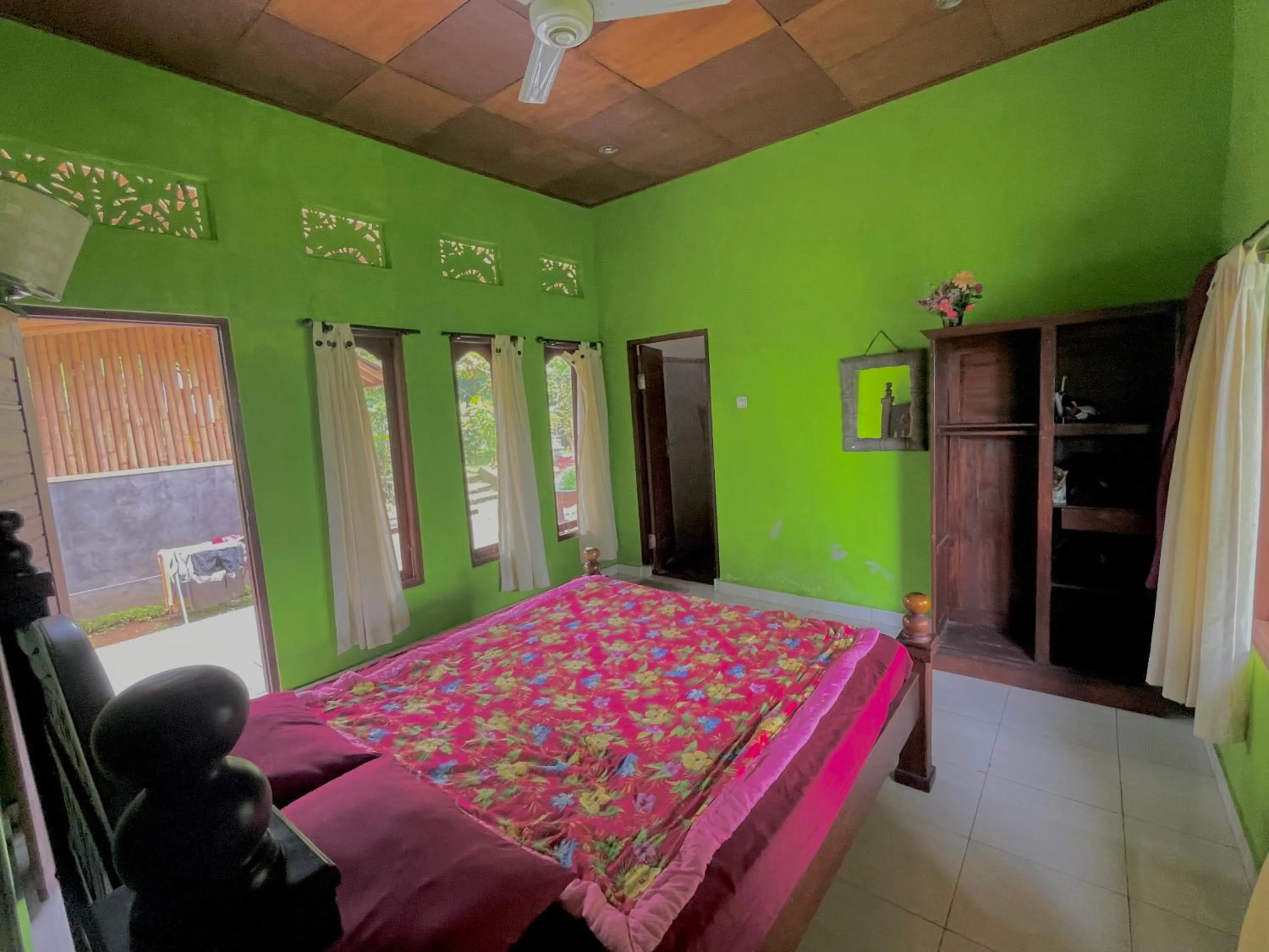 Internal: Not applicable to any particular room, Bed in bucu hidden guest house, and meditation center