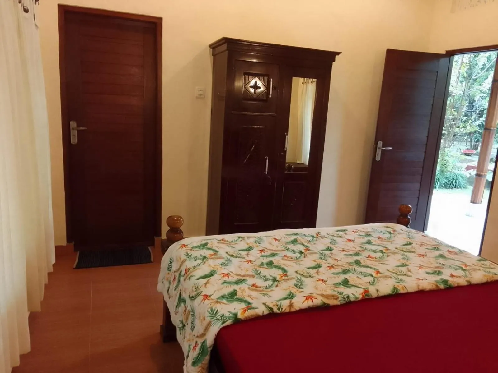 Bed in bucu hidden guest house, and meditation center