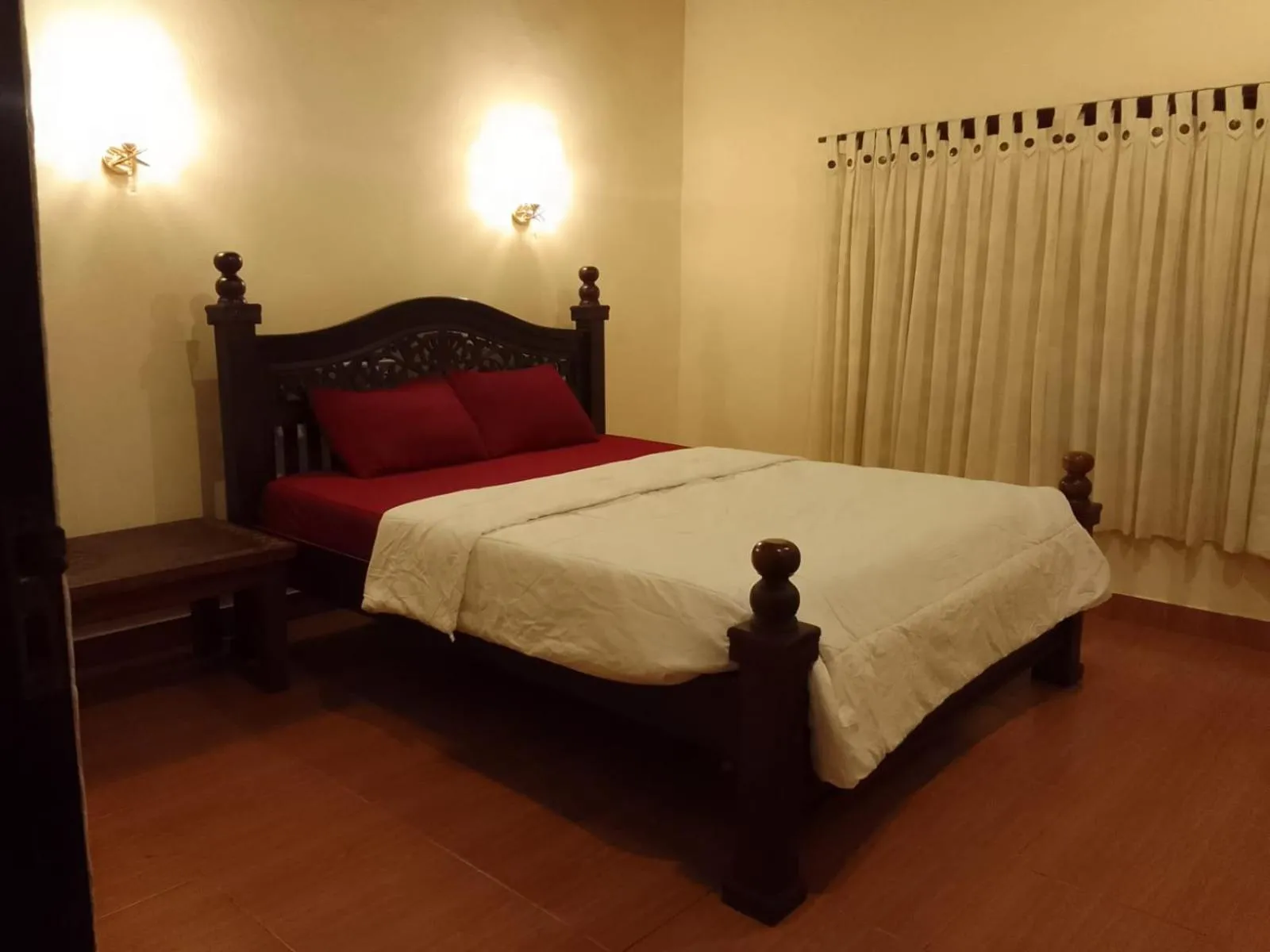 Bed in bucu hidden guest house, and meditation center