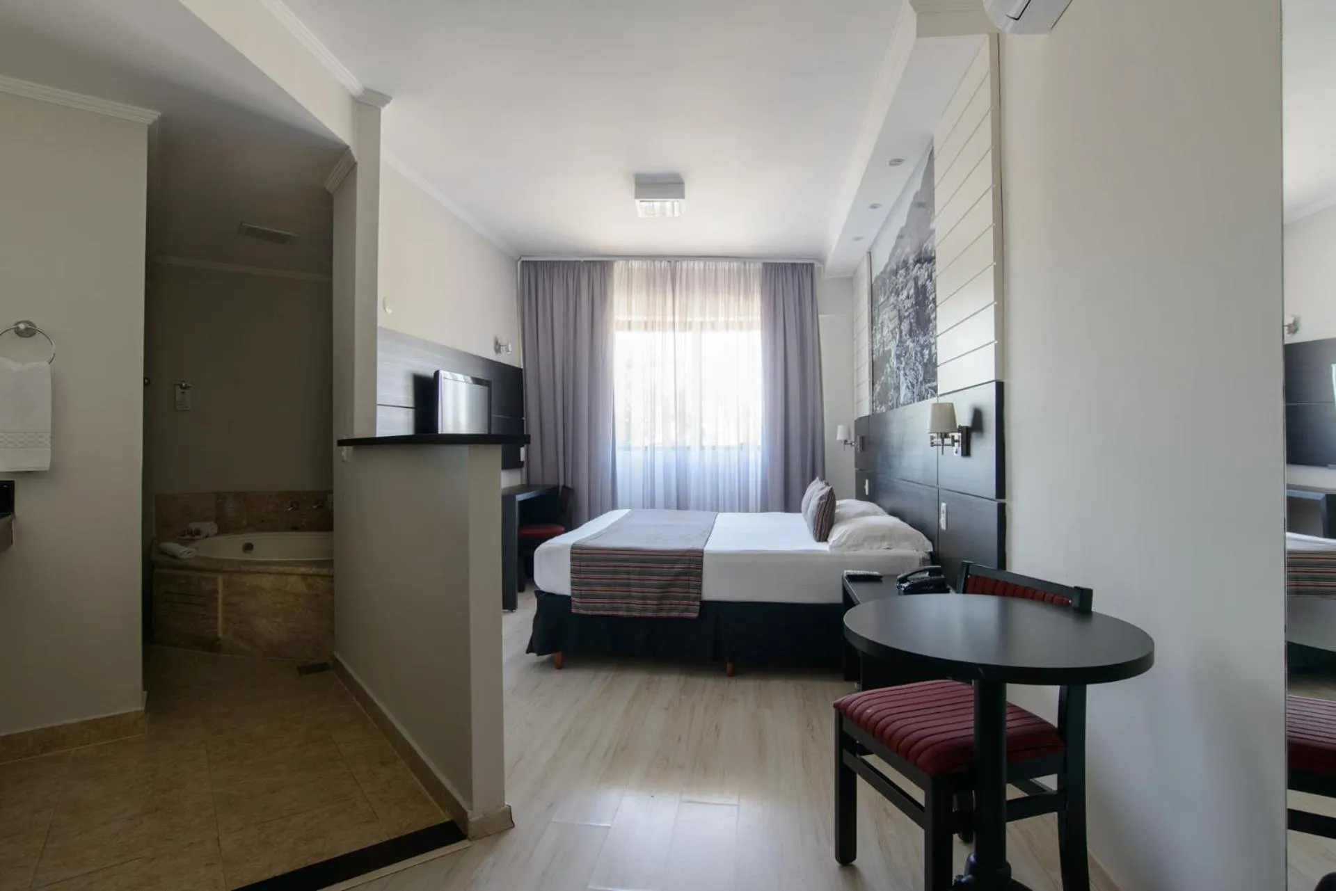 Bed in Faro Hotel Taubaté