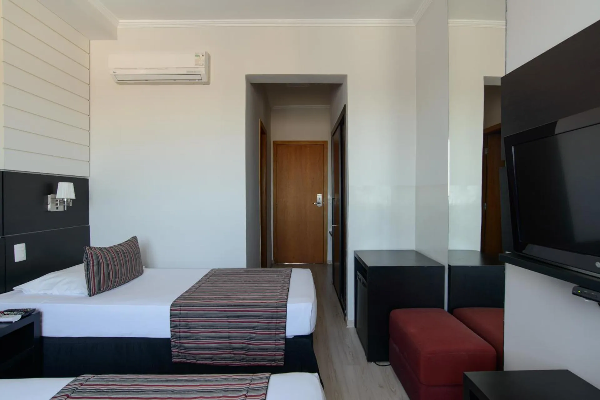 Bed in Faro Hotel Taubaté