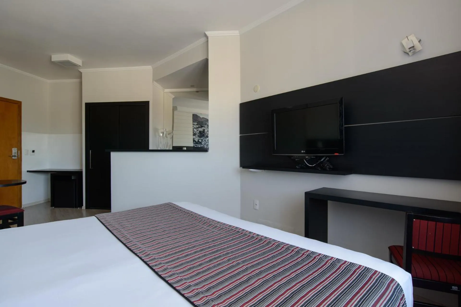 Bed in Faro Hotel Taubaté