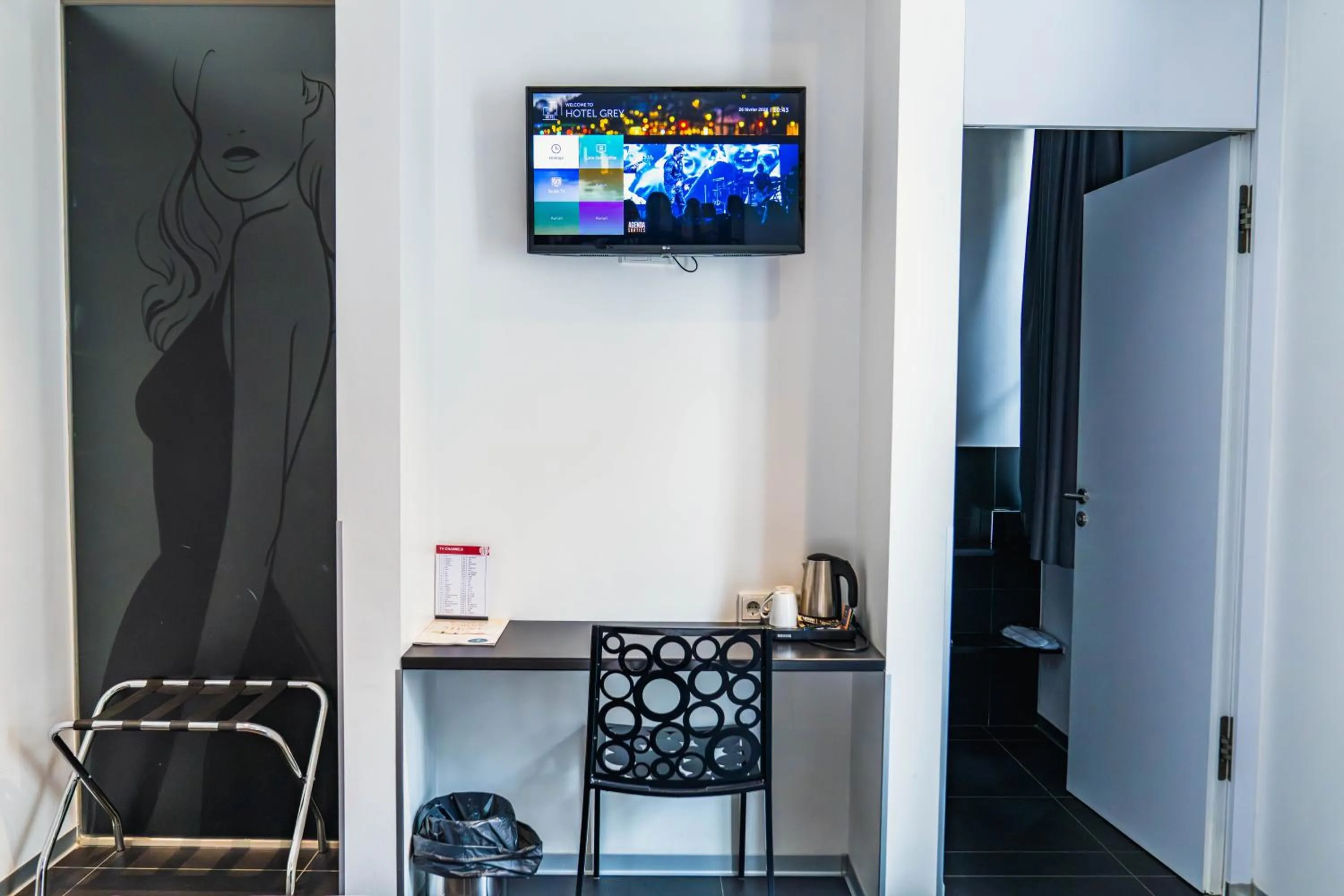 Bedroom in Hotel Grey